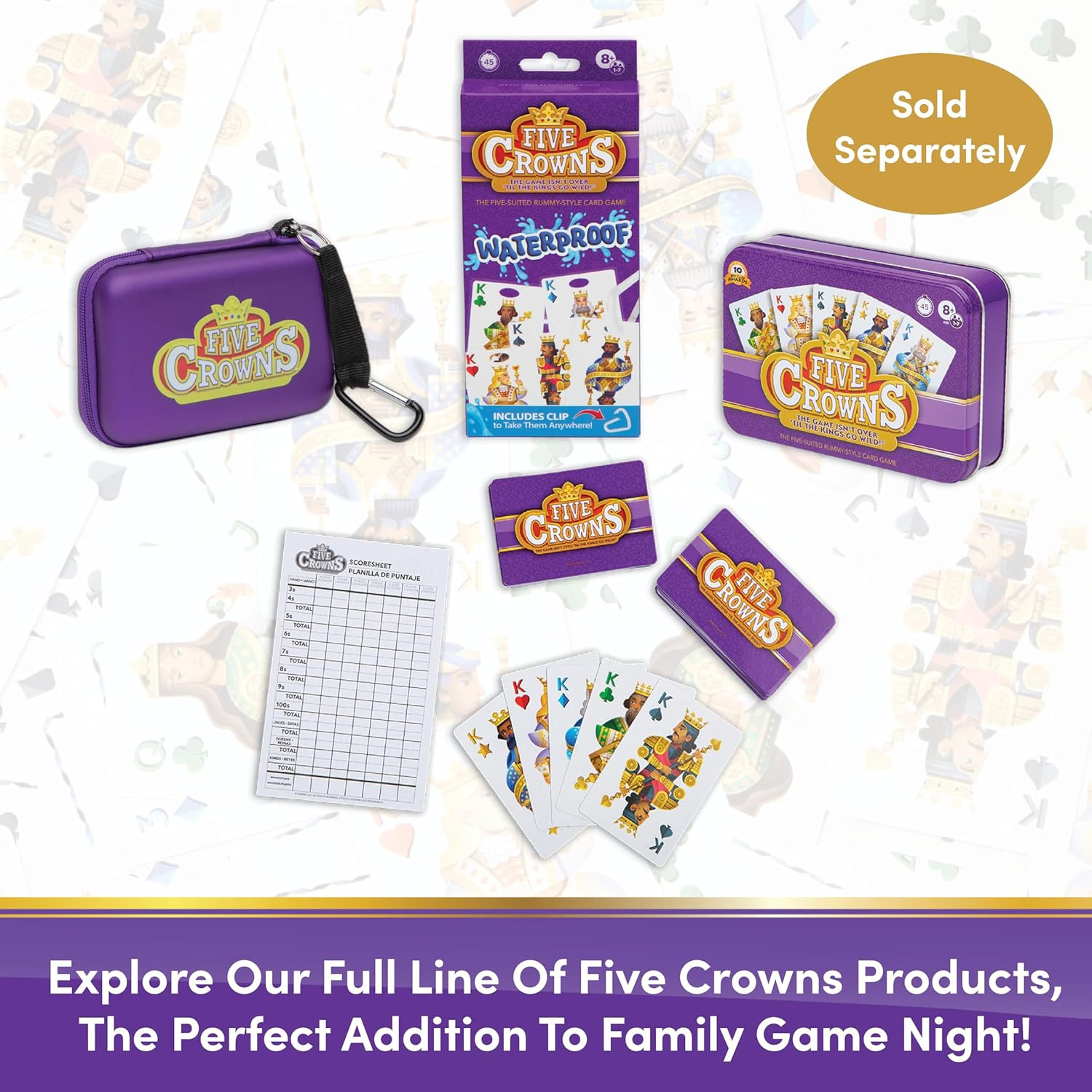 Five Crowns – Card Game for Kids and Adults, Travel and Family Game Night Favori