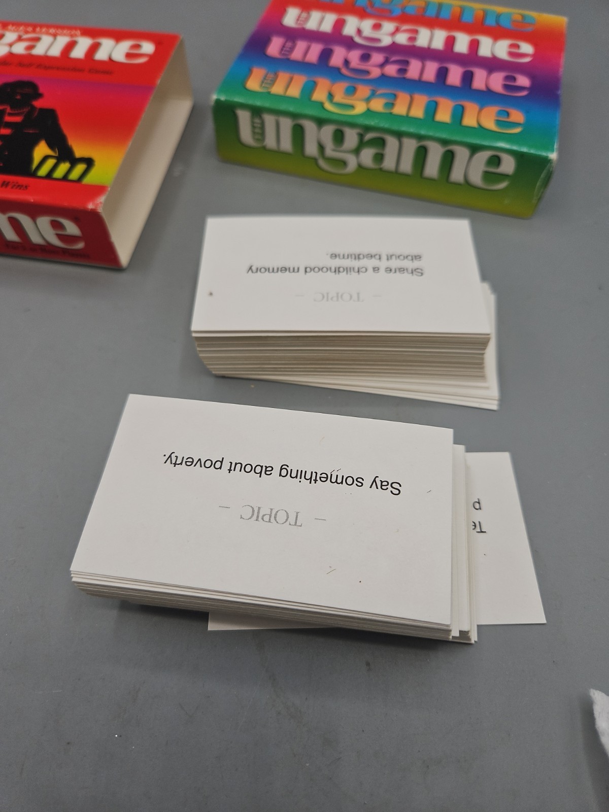 The Ungame All Ages Version Pocket Size Complete Talicor