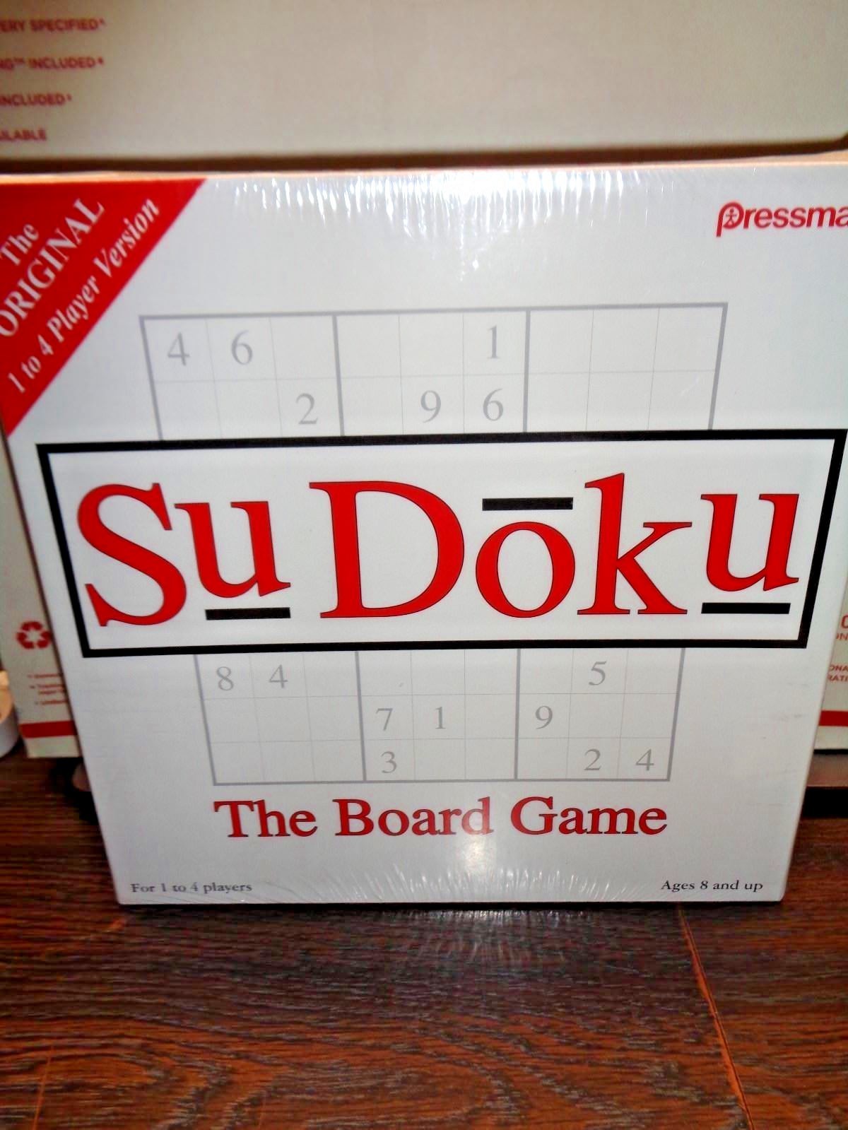 PRESSMAN – SUDOKU 2005 BOARD GAME – 1 TO 4 PLAYERS – NEW SEALED