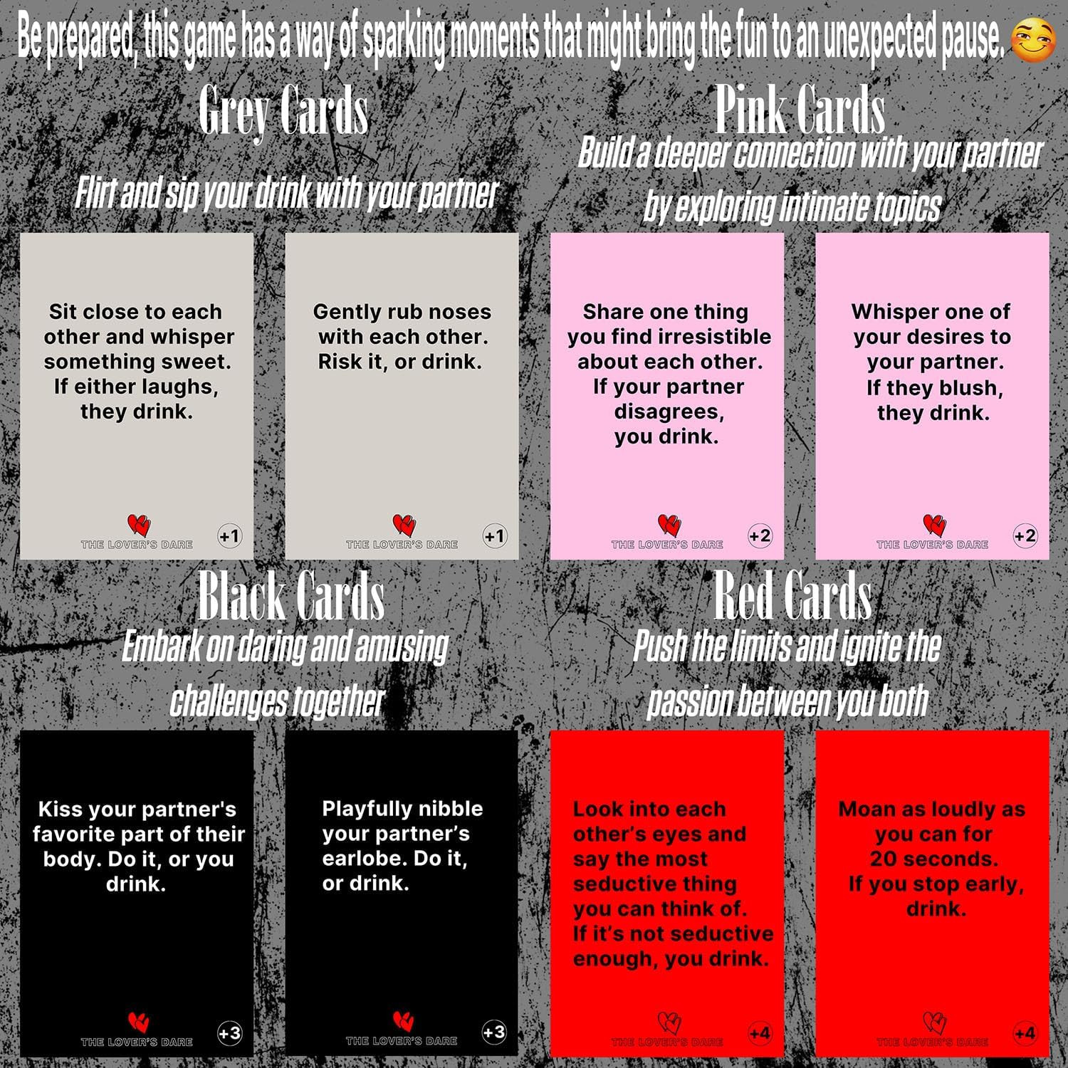 Couples Date Night Card Game: 100 Dares & Questions for Fun and Romance