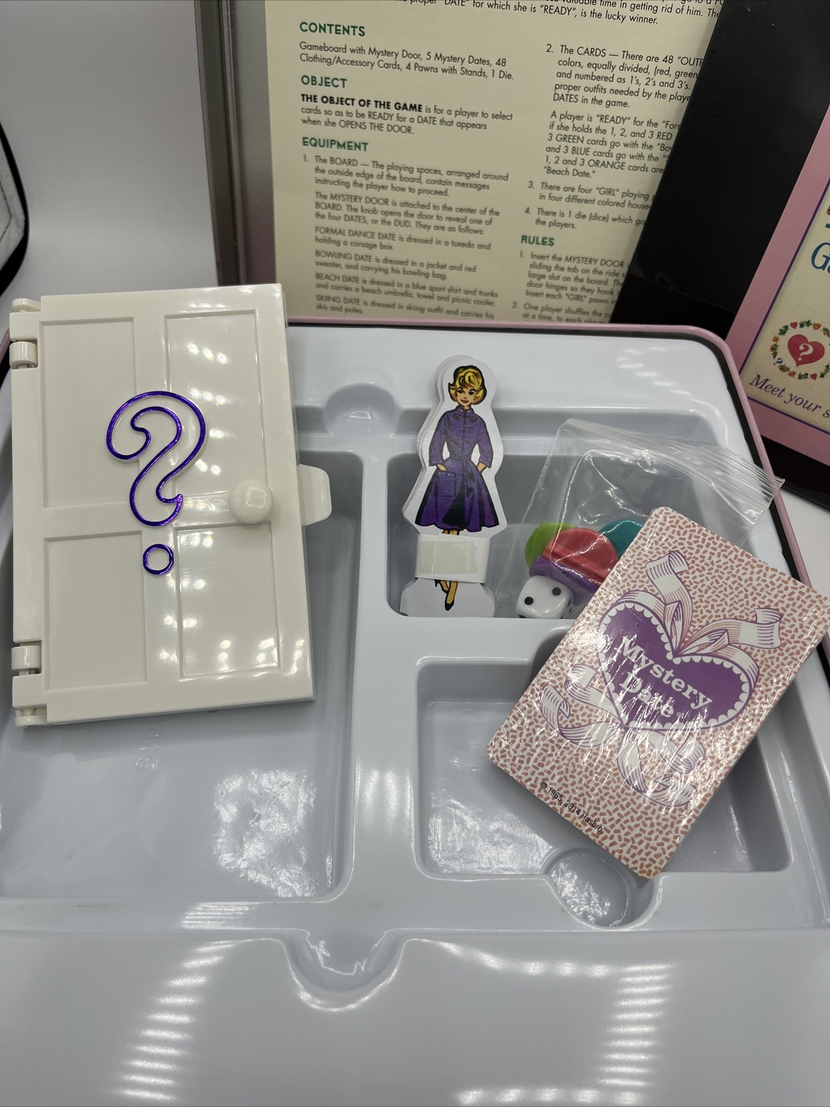 Mystery Date Game Nostalgia Edition Tin -Hasbro 2014 Meet Your Secret Admirer