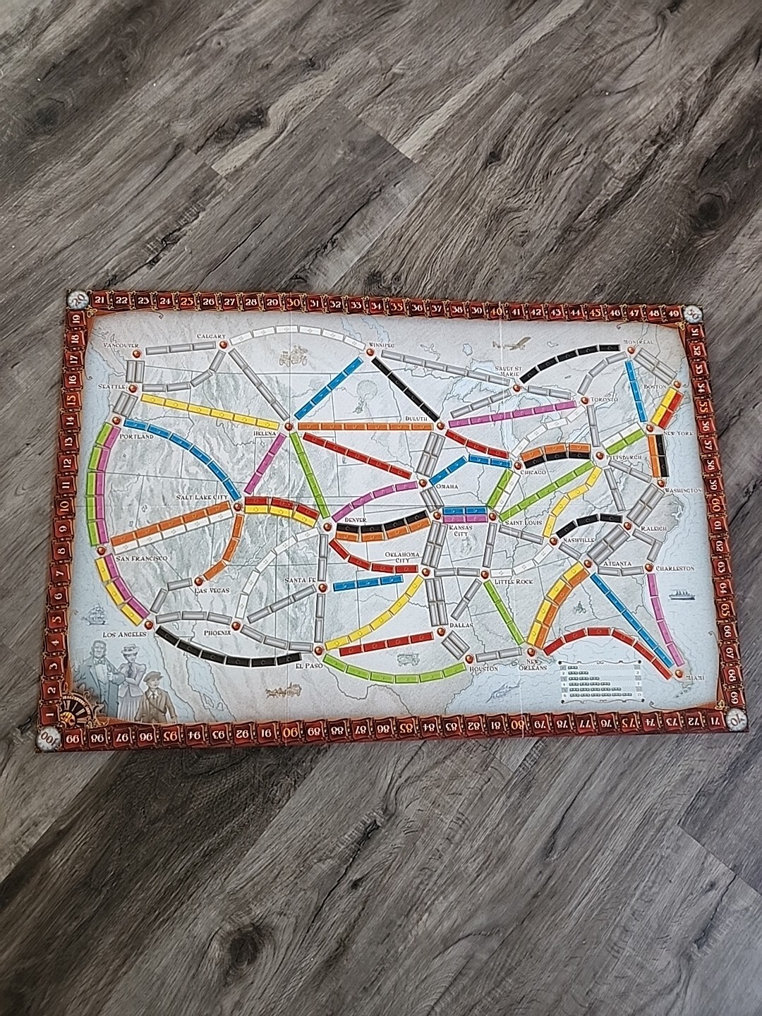 Days of Wonder Ticket To Ride by Alan R. Moon Train Adventure Board Game