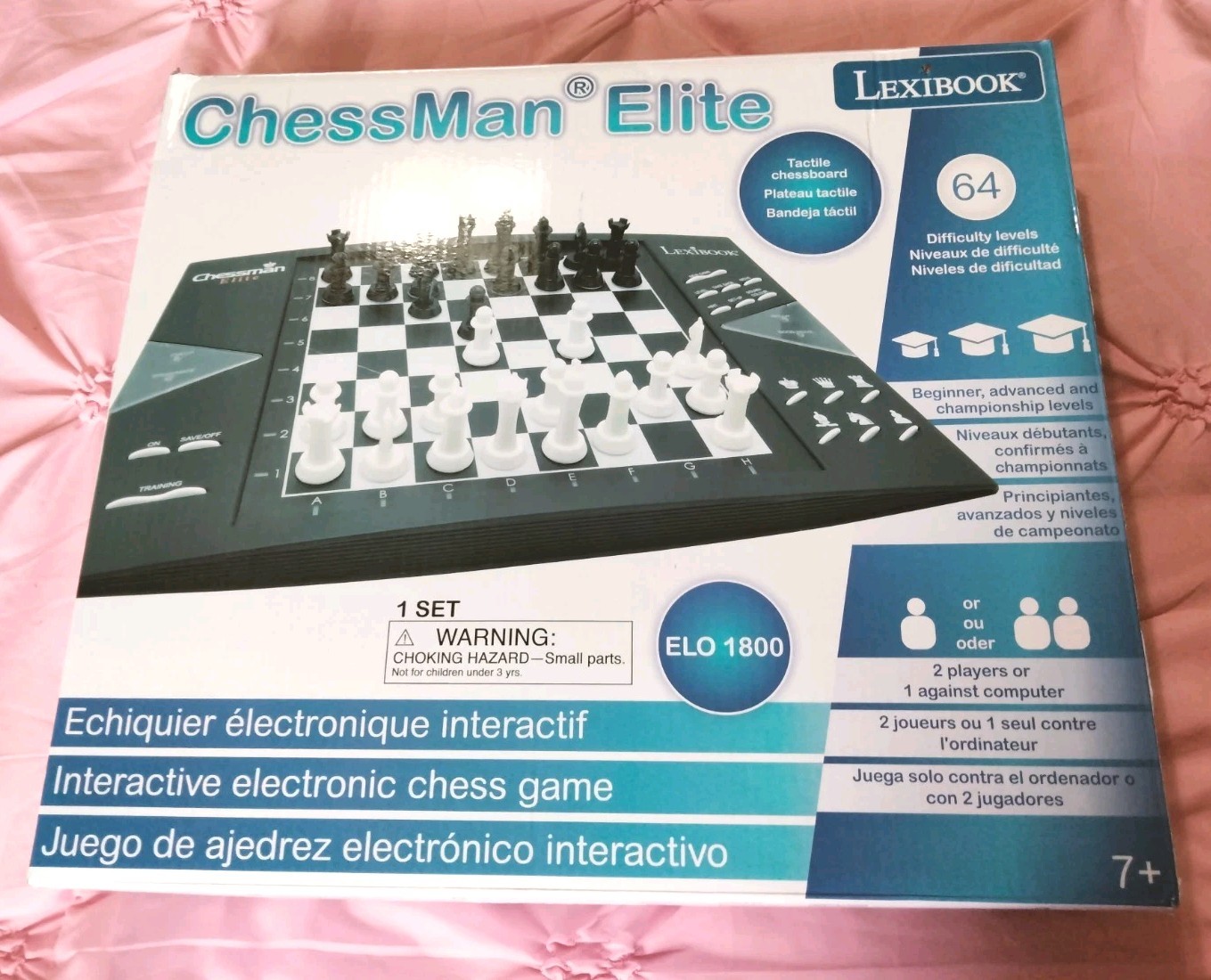 Chessman® Elite, Interactive Electronic Chess Game With +64 Levels of D