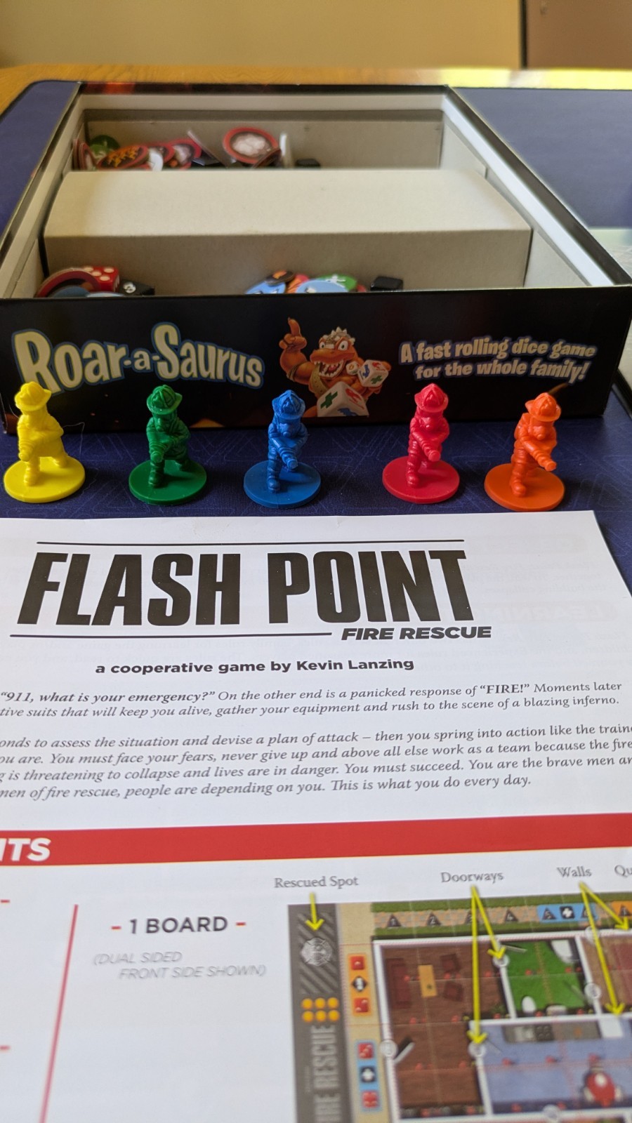 Flash Point Fire Rescue Cooperative Board Game Indie Boards and Cards