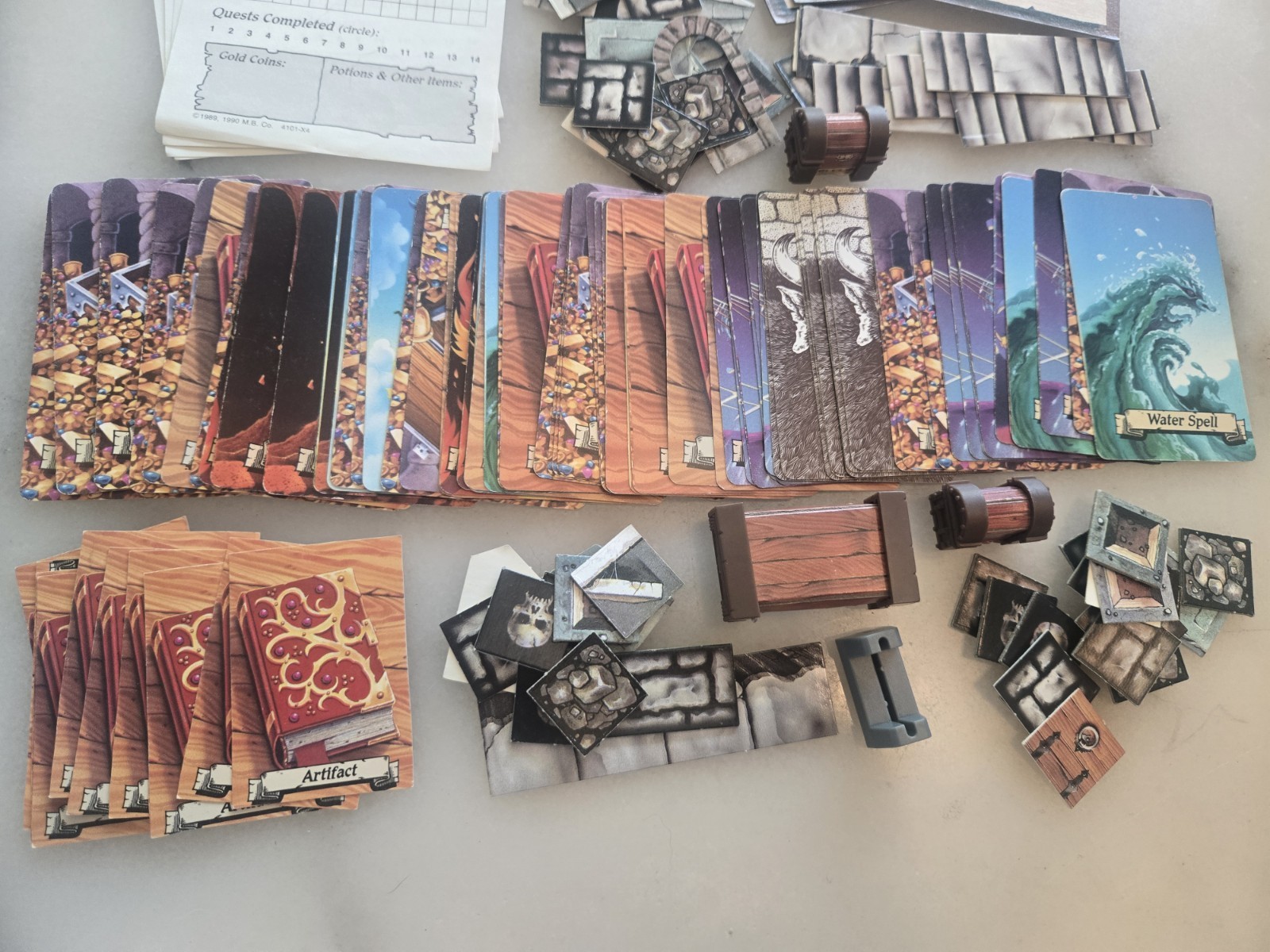 Vintage 1980s HERO QUEST Board Game Replacement Parts