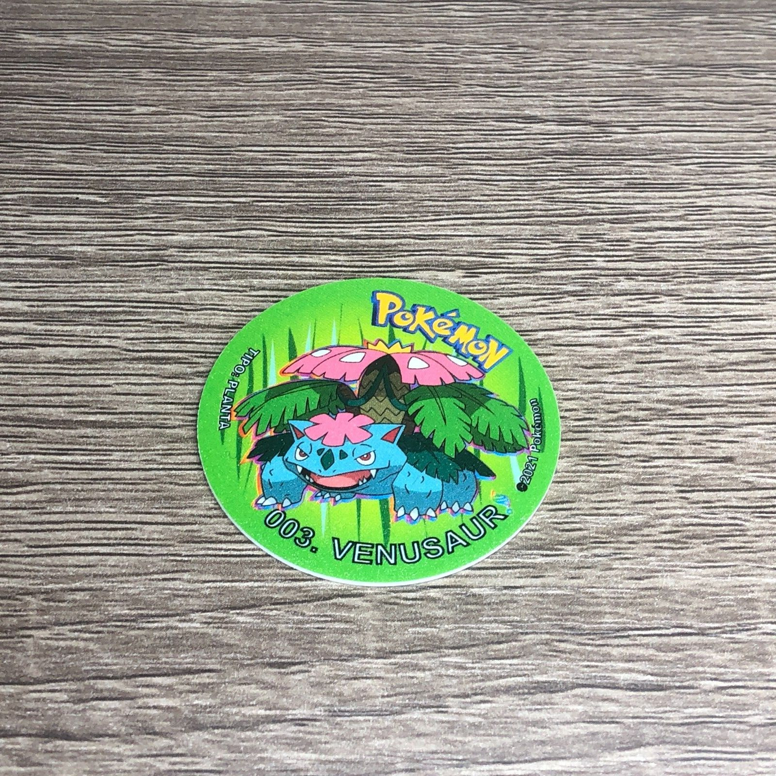 Pokemon Pogs Venusaur Tazos Sabritas Taps Mexico Nintendo Tazo 2021 Collectable