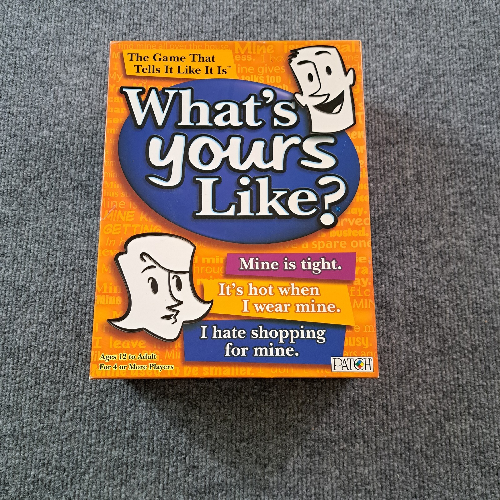 Patch Whats Yours Like? Family Party Game Guess The Word