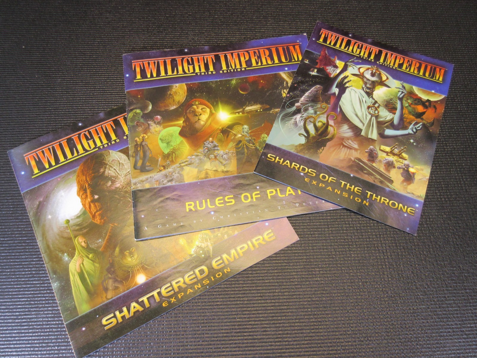 Lot of Twilight Imperium 3rd Ed w Both Expansions 2011 FFG Board Game Complete