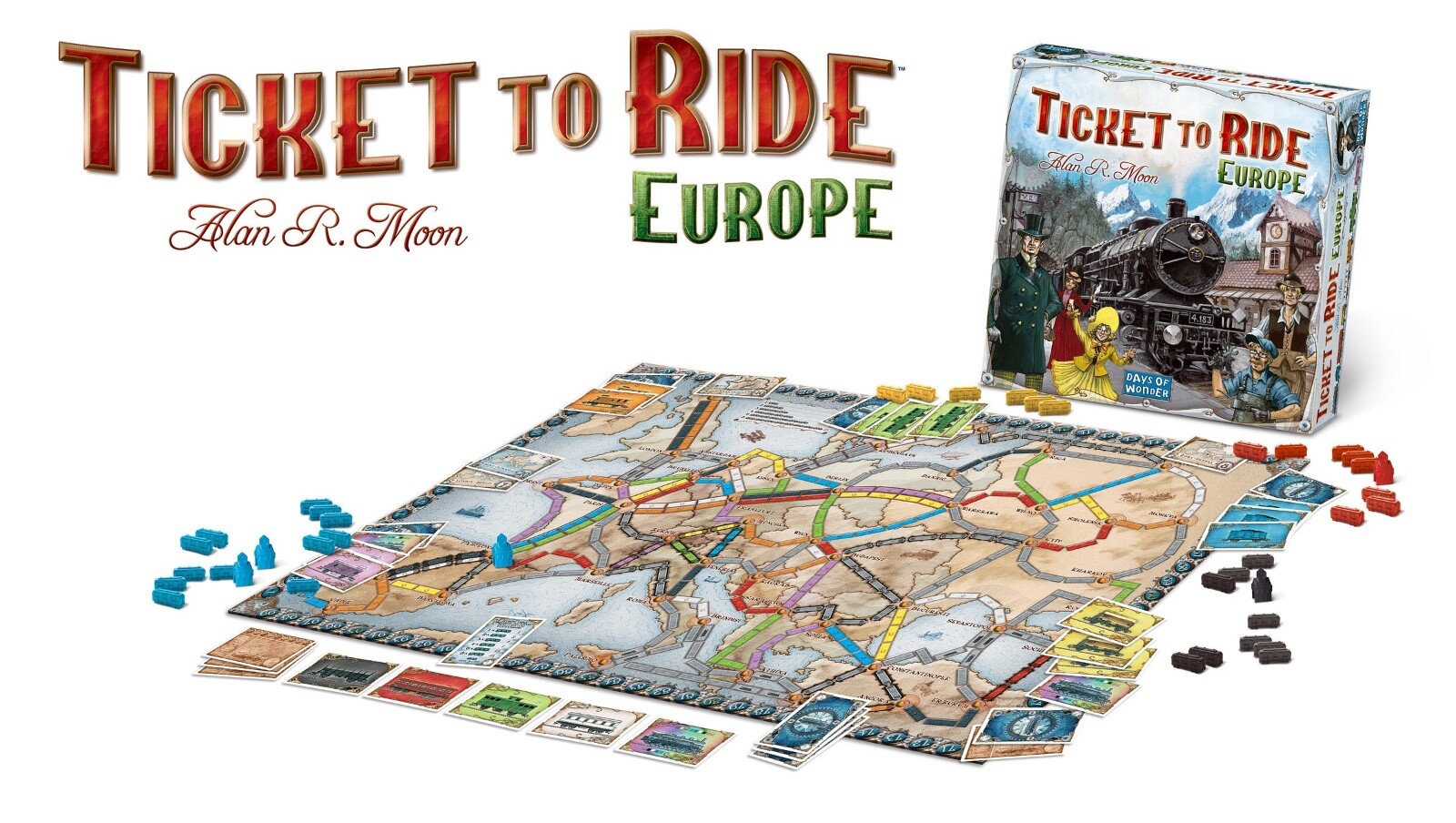 Ticket To Ride Europe BRAND NEW (Sealed) Board Game Family Entertainment