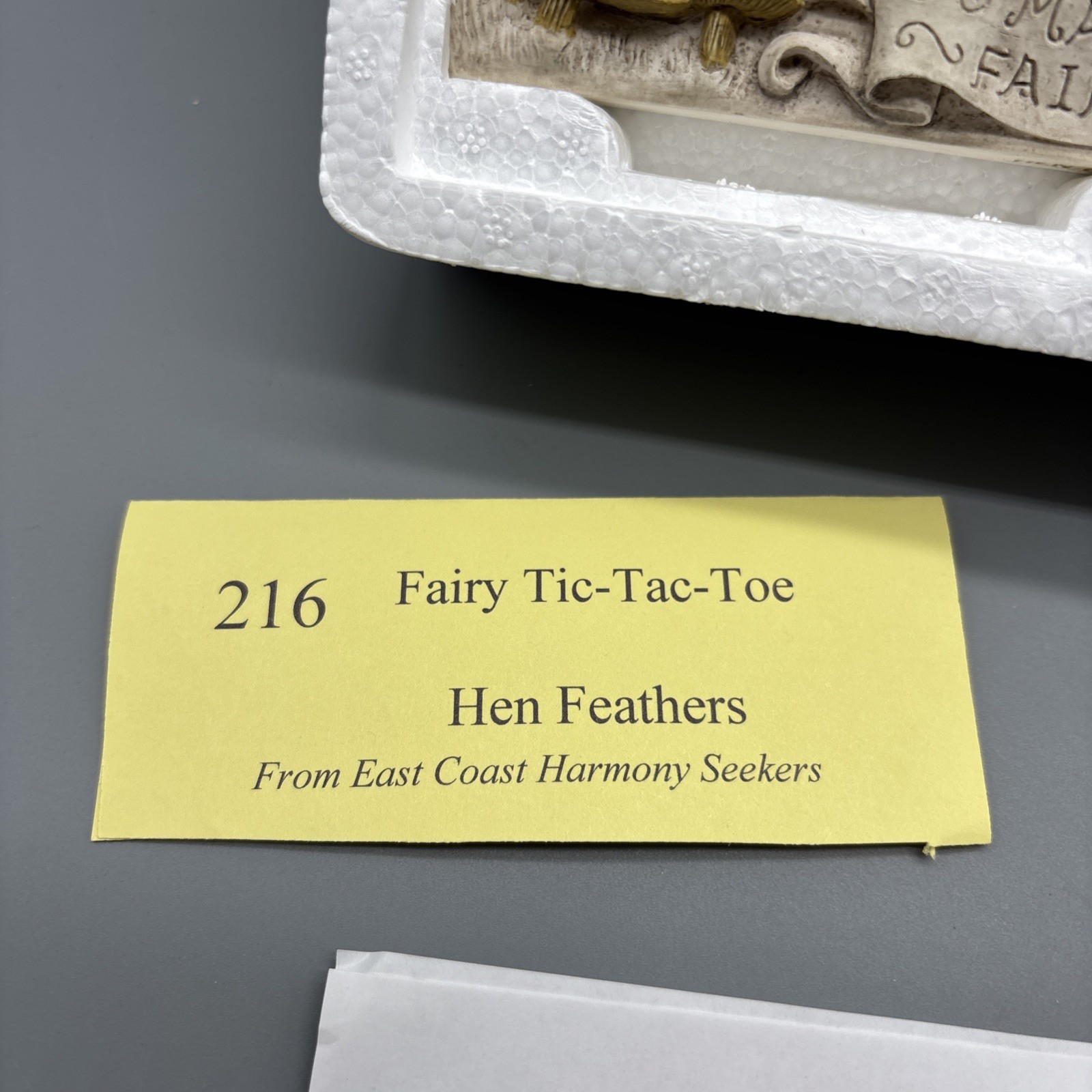 Hen-Feathers Checkers And Tic-Tac-Toe Figurines And Game Board
