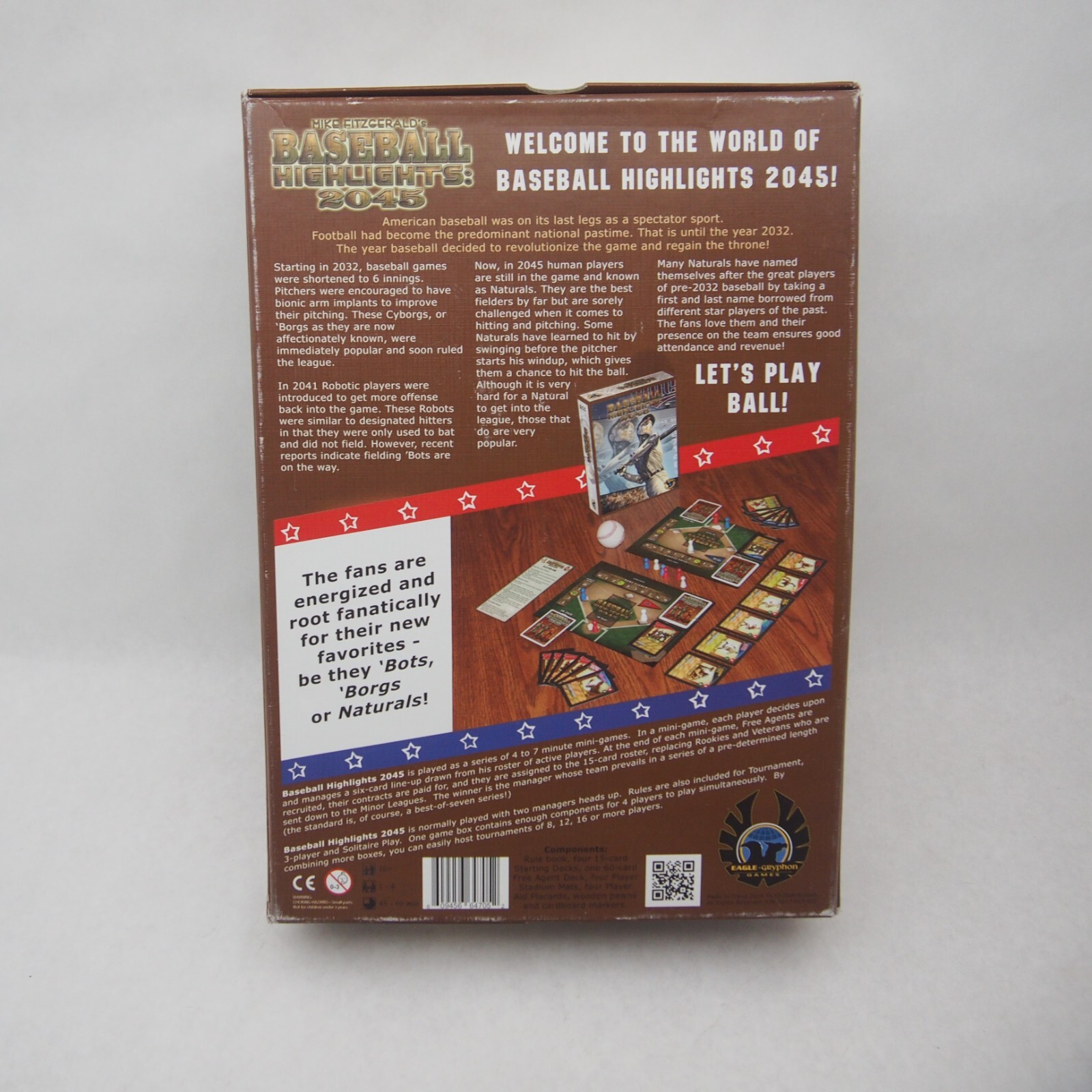 Baseball Highlights 2045 Board Card Game (Eagle Games, 2014)