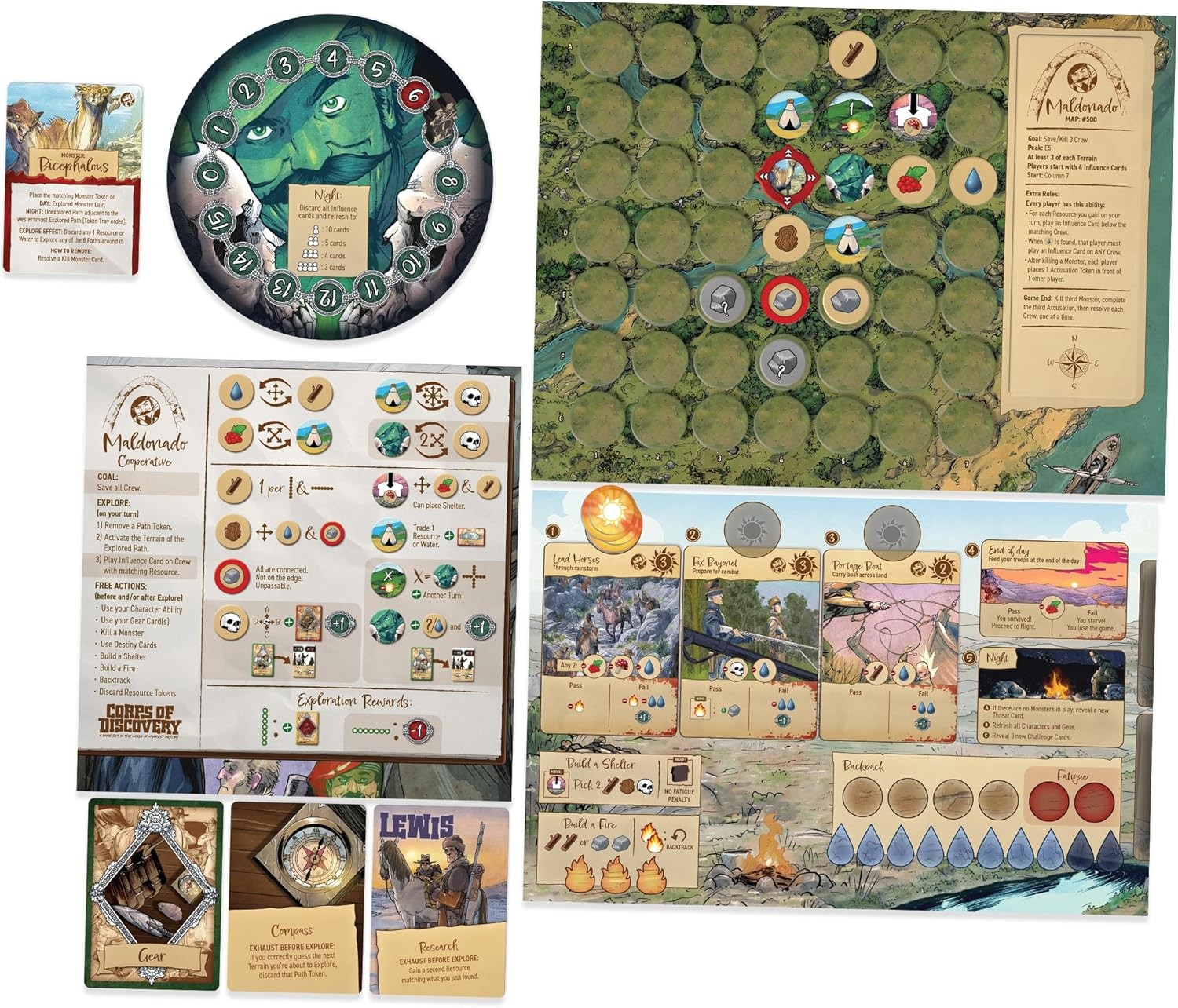 Corps of Discovery: Maldonado Expansion by Off the Page Games – SEALED