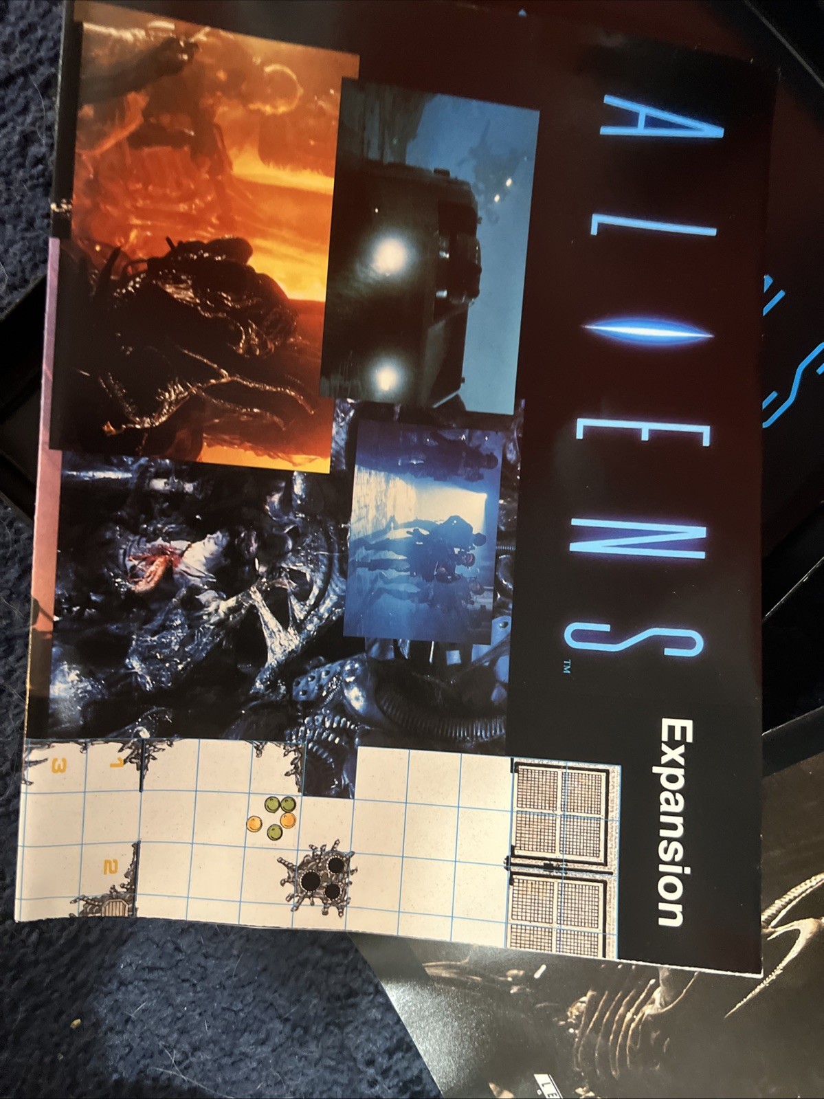 Aliens This Time It’s War Game- Rare HTF 1986 Leading Edge Games Complete Set
