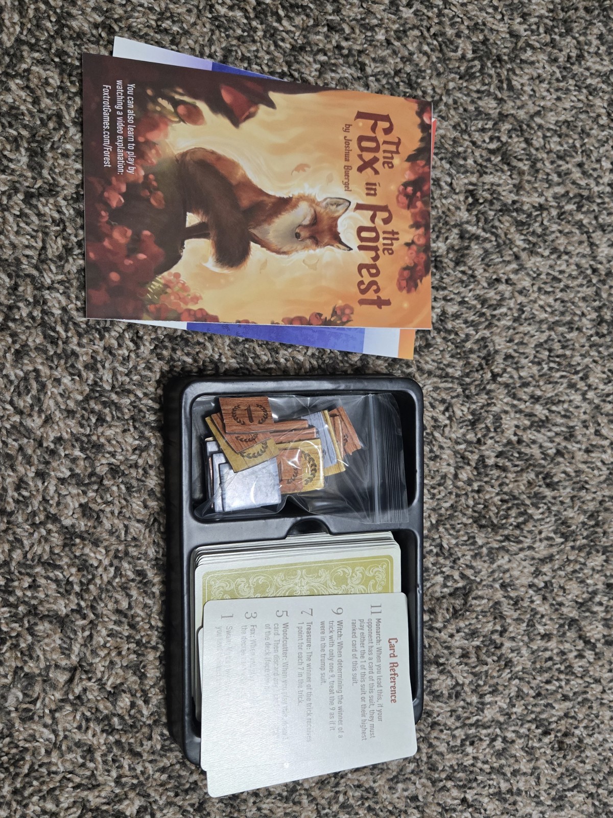 The Fox in the Forest Card Game Renegade Games 2 Player Trick Taking