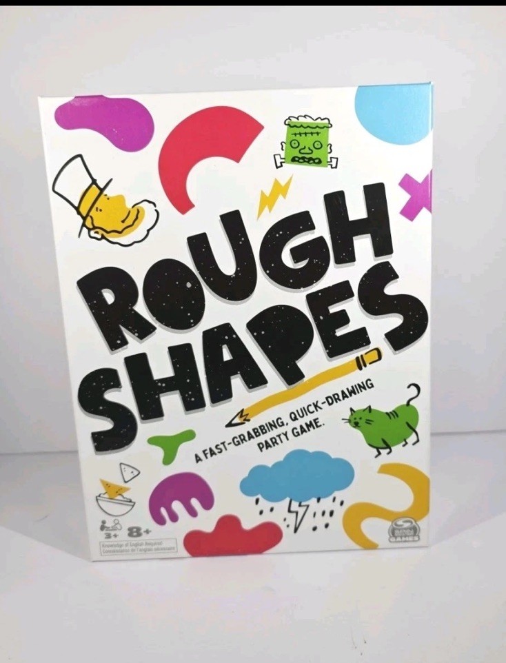 Spin Master Games, Rough Shapes, Quick-Drawing Game for Artists & Doodlers New