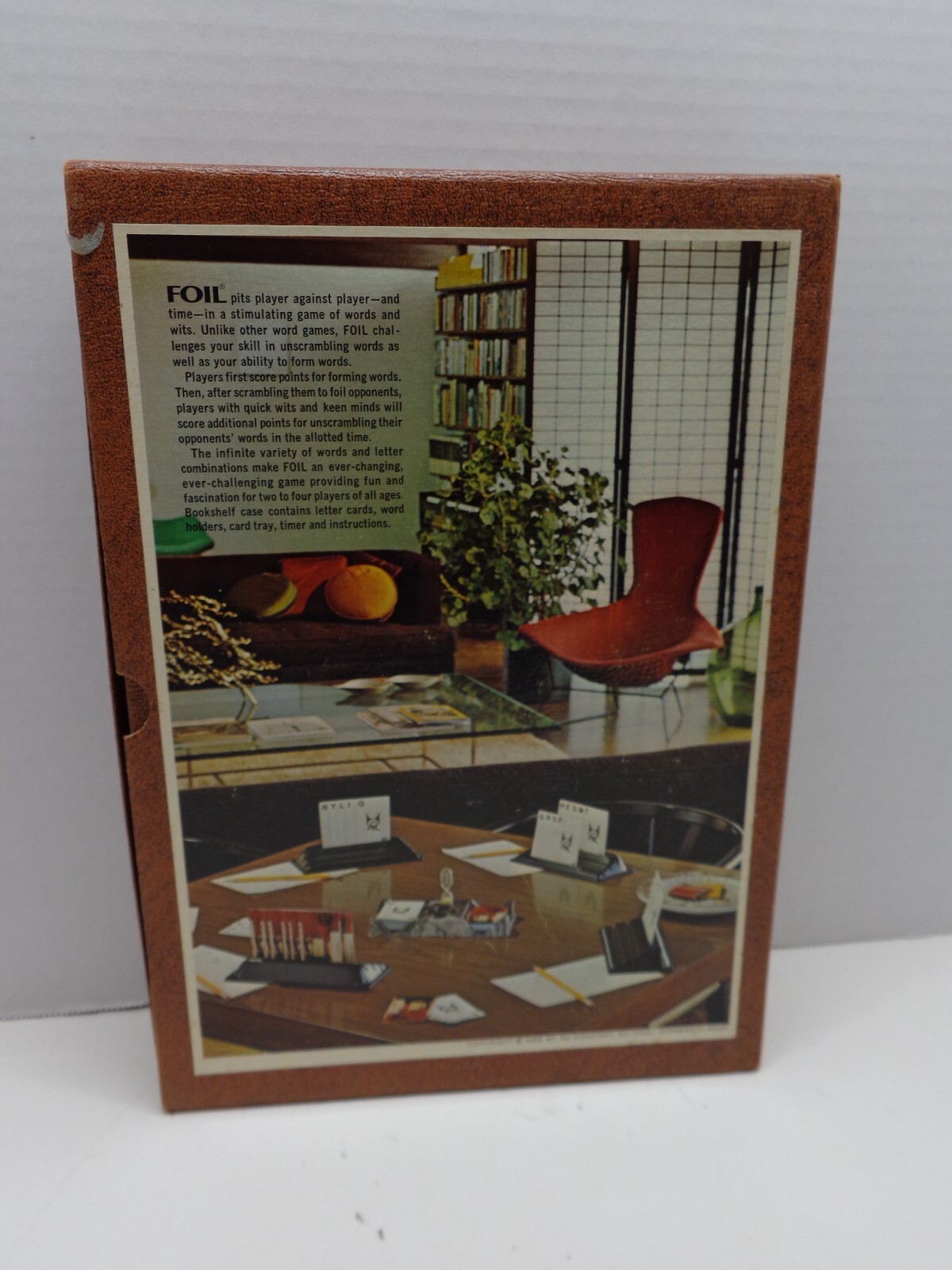 Foil, Game of Words and Wits, 1968 Vintage 3M Bookshelf Games