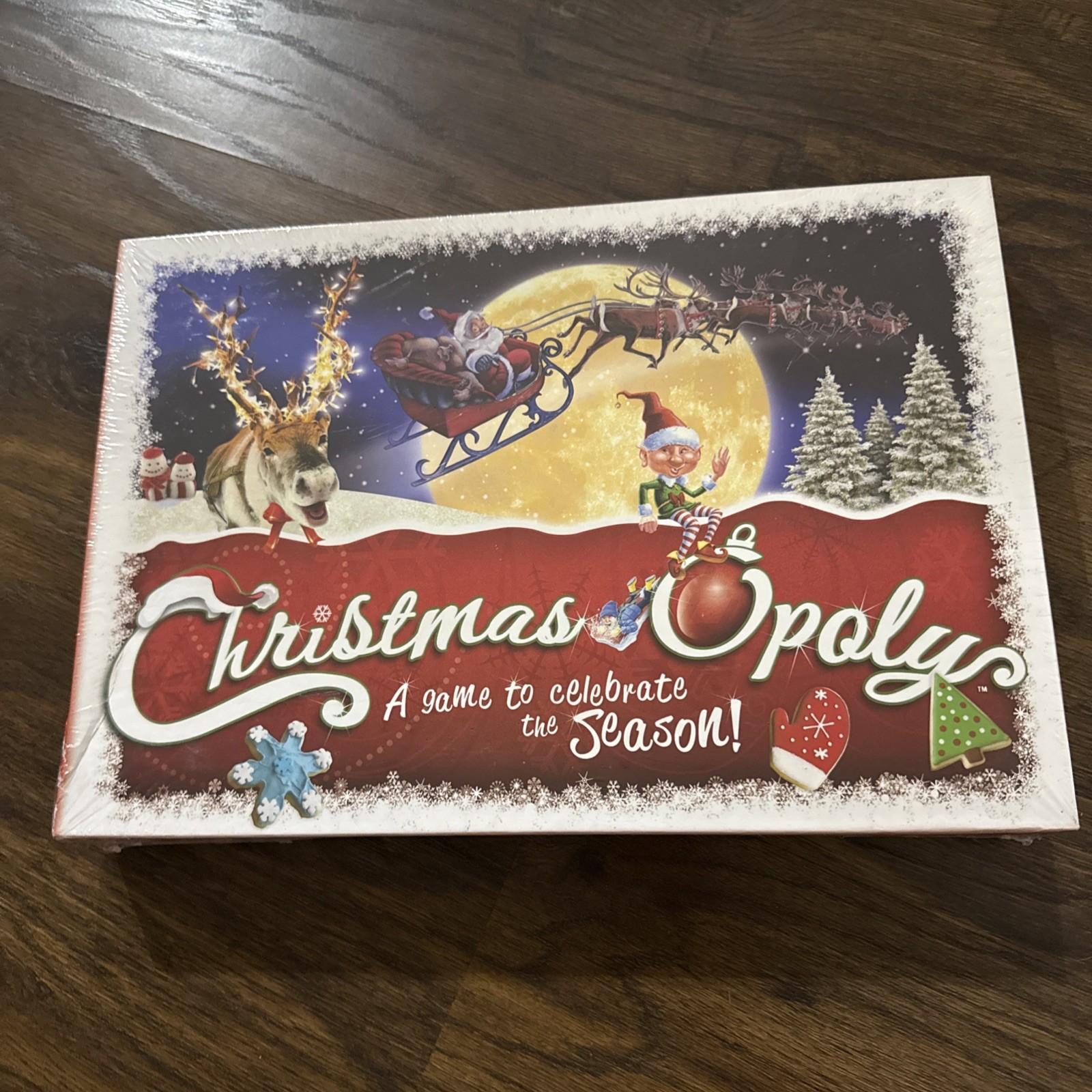 Christmas-Opoly Family Board Season Game Tradition Play 2-6 Players Ages 8+ New!