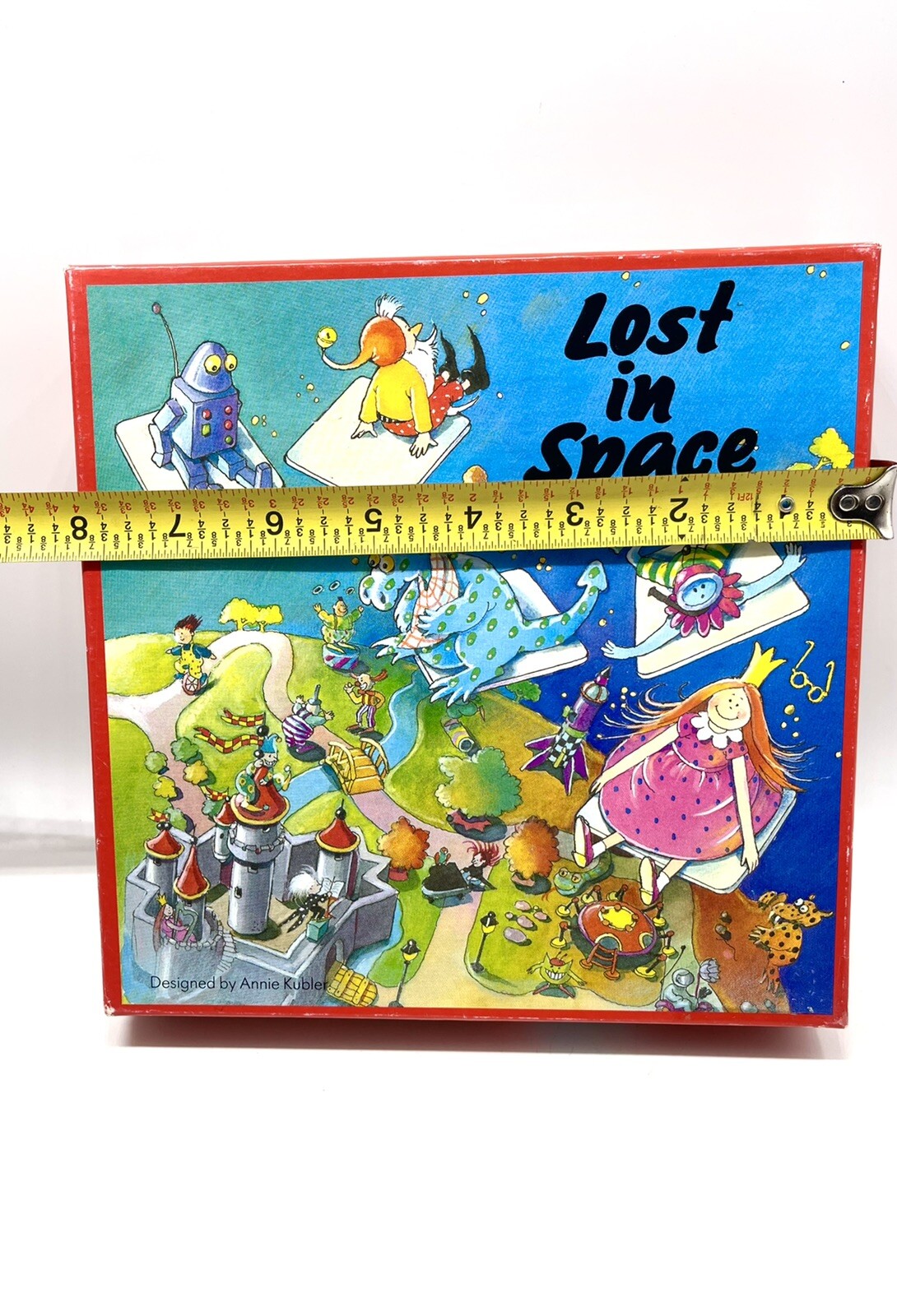 Lost in Space Vintage Board Game, Square box 8”x8” M Twinn 1987 Annie Kubler