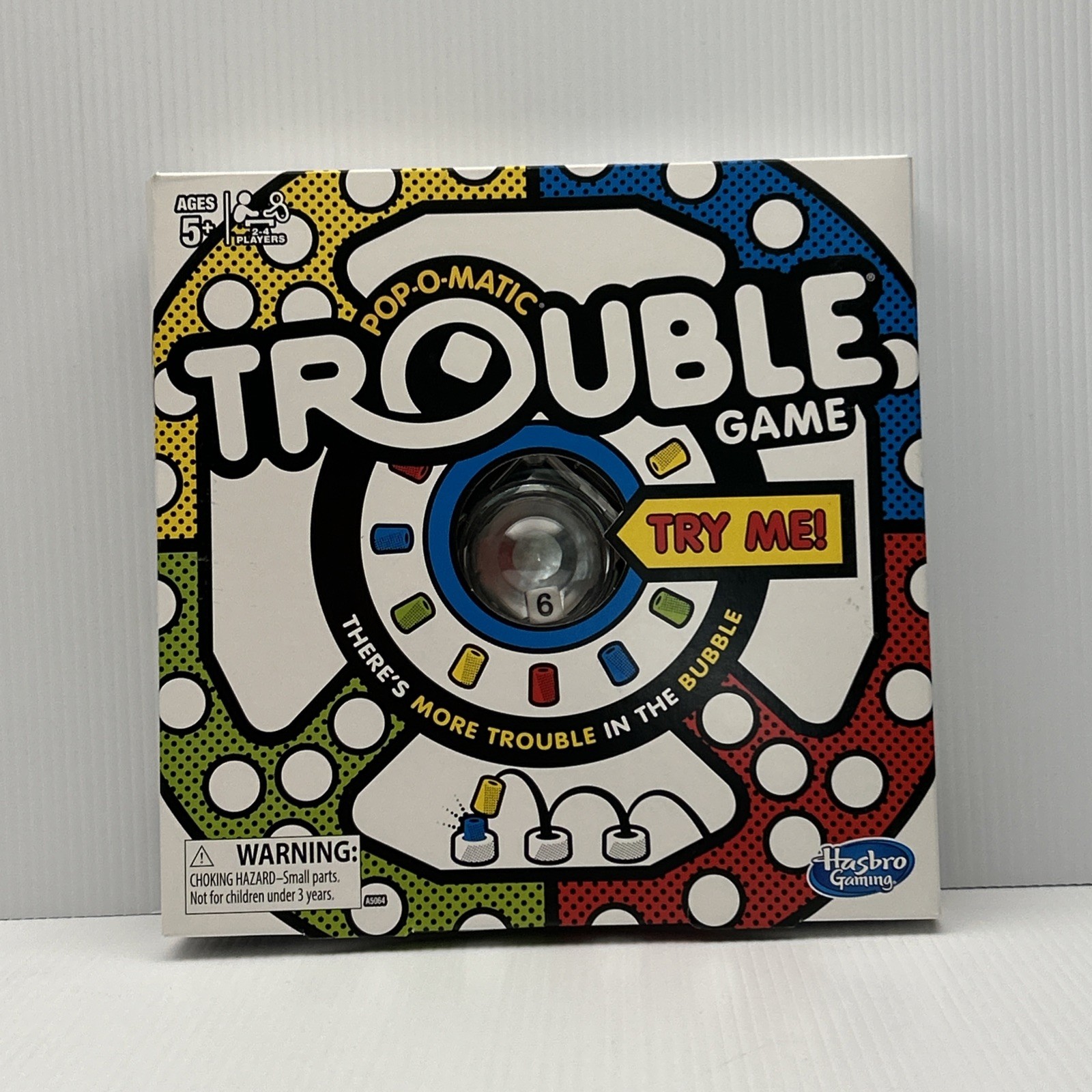 Hasbro Trouble Game 2022 Ages 5+ Strategy Board W/ Pop-O-Matic New In Box