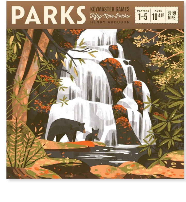 Keymaster Games 59 National Parks Board Game New Sealed KYM0501