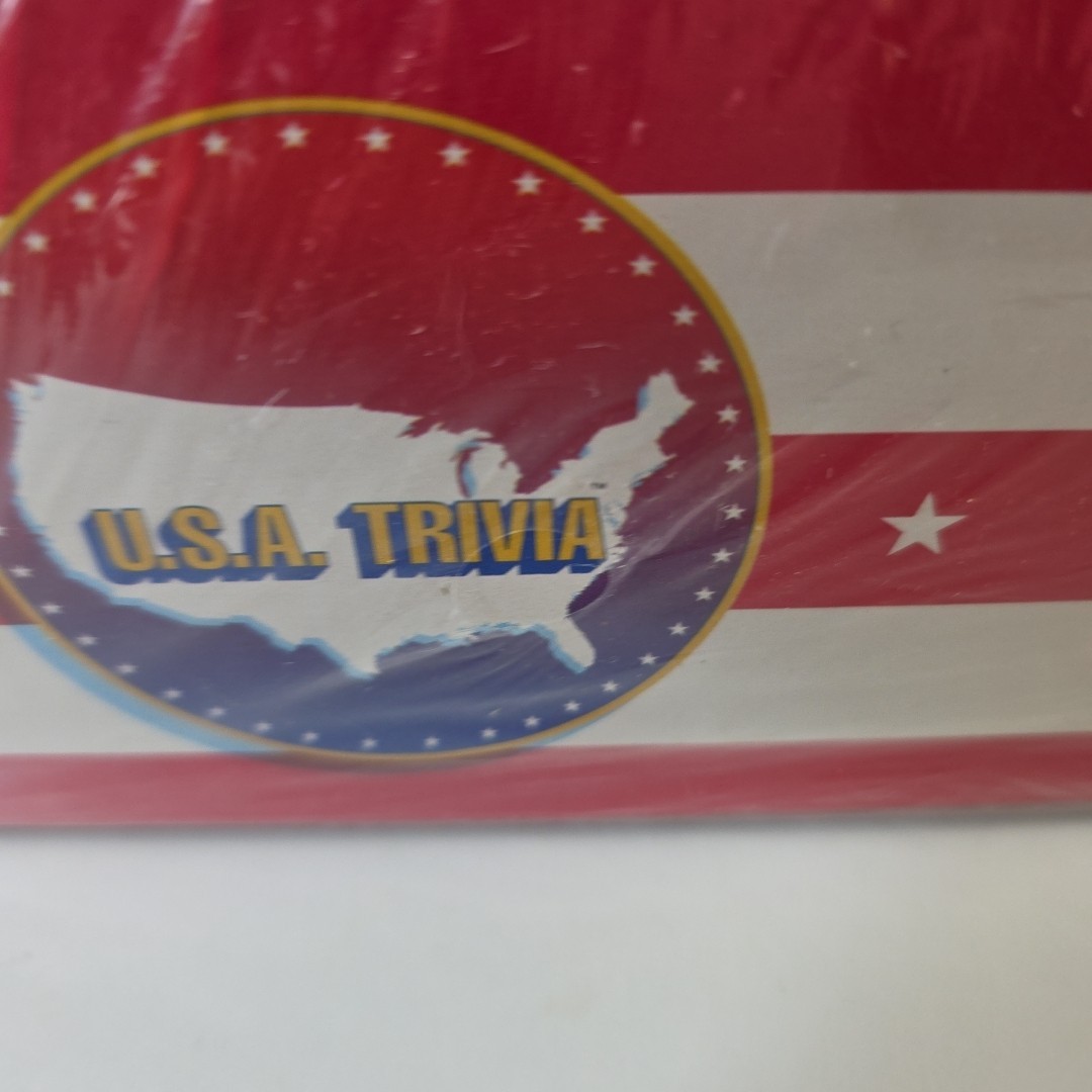 USA TRIVIA GAME a Fun and Patriotic Board Game 1989 Vintage