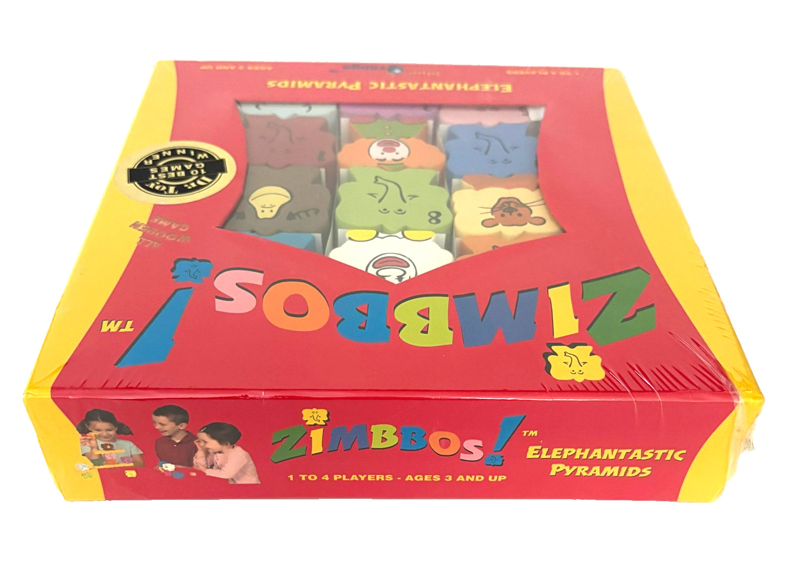 Zimbbos Elephantastic Pyramids by Blue Orange, 2004, 1-4 PLayers Ages 3+. New