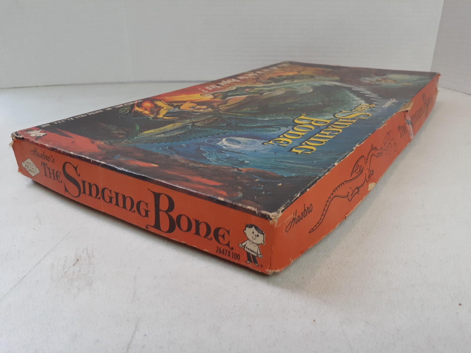 The Singing Bone Dragon Board Game Hassenfeld Hasbro Vintage 1962 Fantasy 125