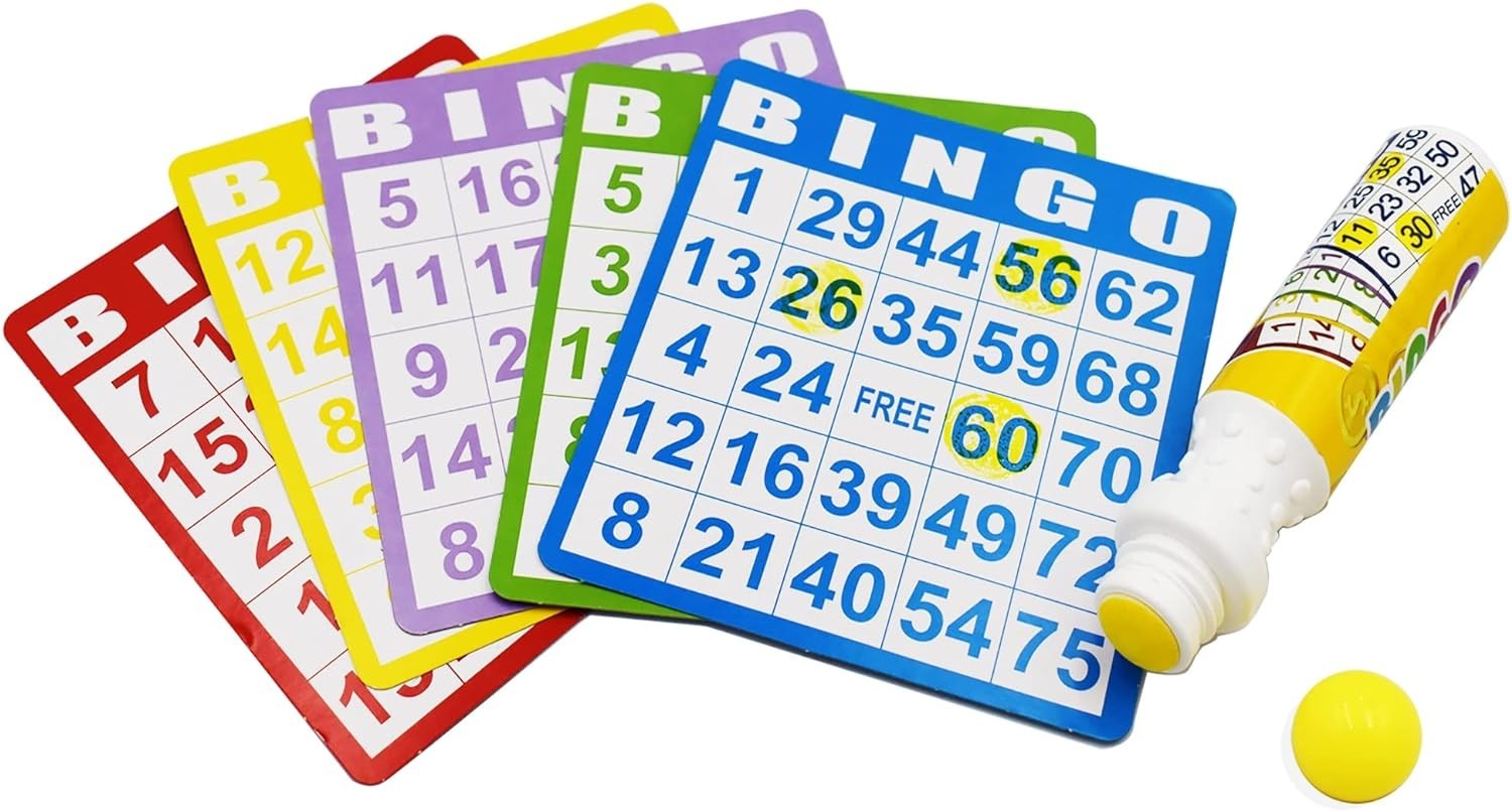 Mixed Colors Bingo Daubers Set for Kids – Non-Toxic Creative Art Markers