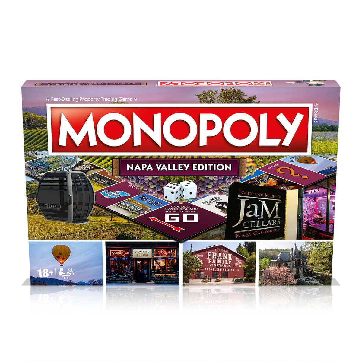 Napa Valley Edition Monopoly Board Game – New & Sealed