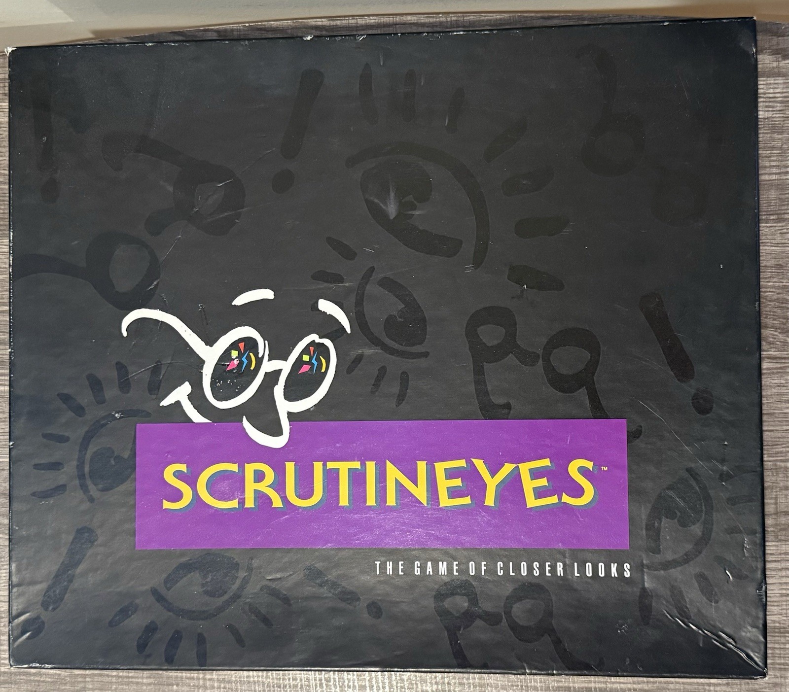 Scrutineyes The Board Game of Closer Looks Vintage 1992 UNUSED Pieces Complete