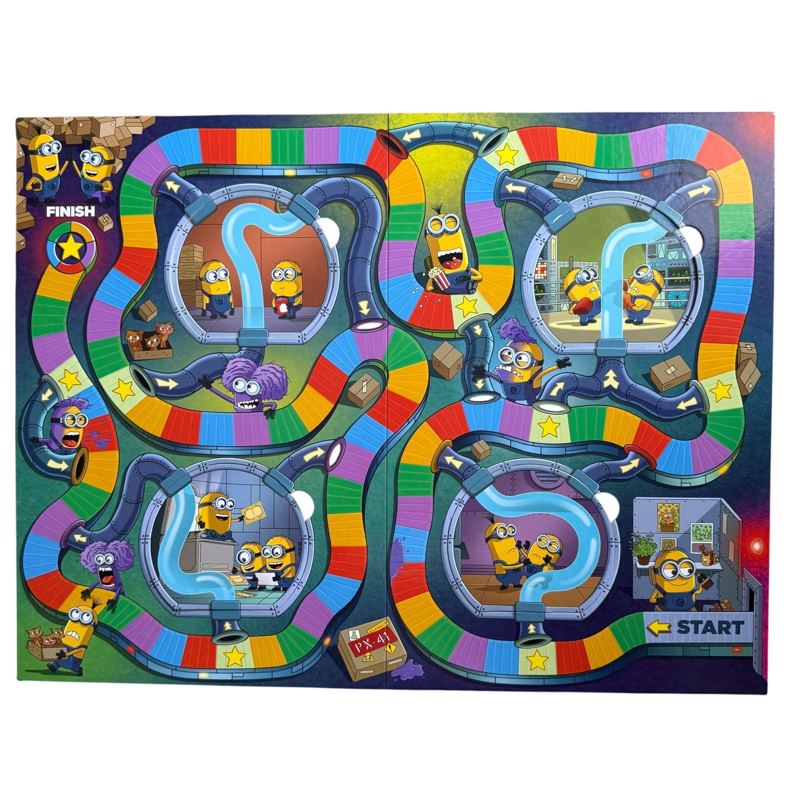 Wonder Forge Despicable Me Surprise Slides Board Game Kids Minions Complete Rare