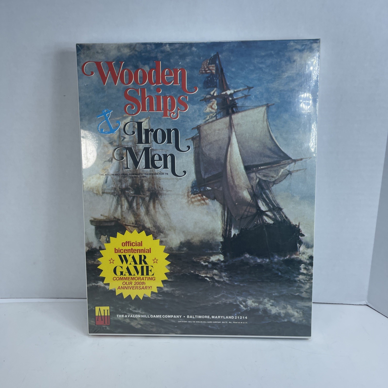 Avalon Hill: Wooden Ships & Iron Men – Bicentennial War Game – NIB SEALED