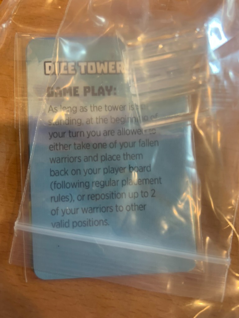 Jurassic Feud Promo Dice Tower 2025 Kickstarter Exclusive