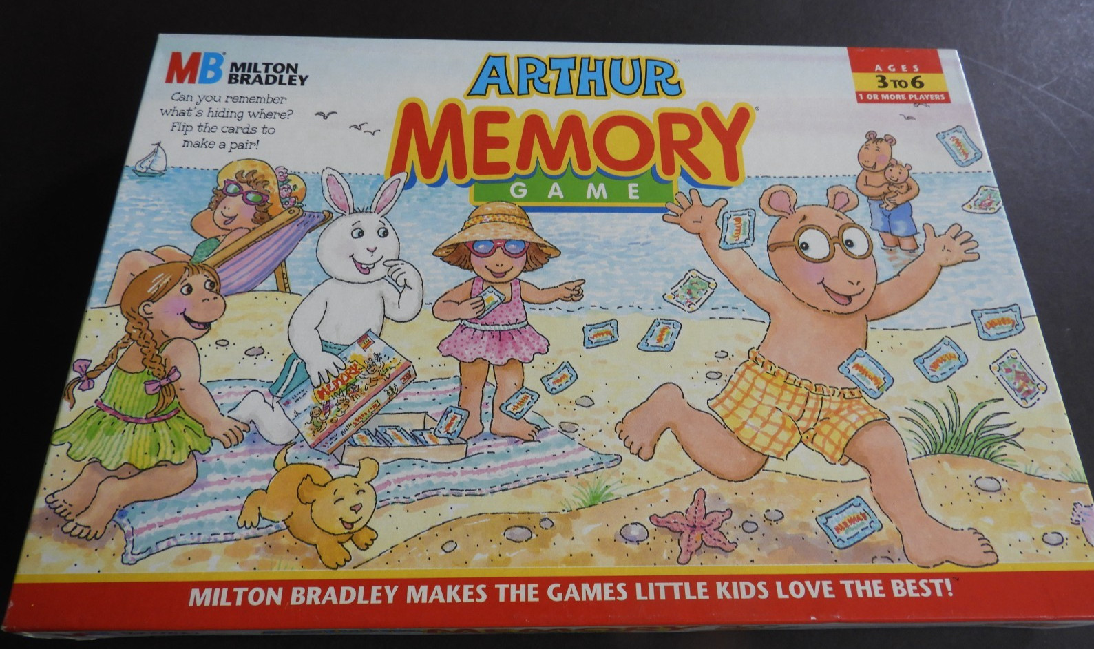 Arthur Memory Game Picture Matching Milton Bradley Vintage 1997 Complete