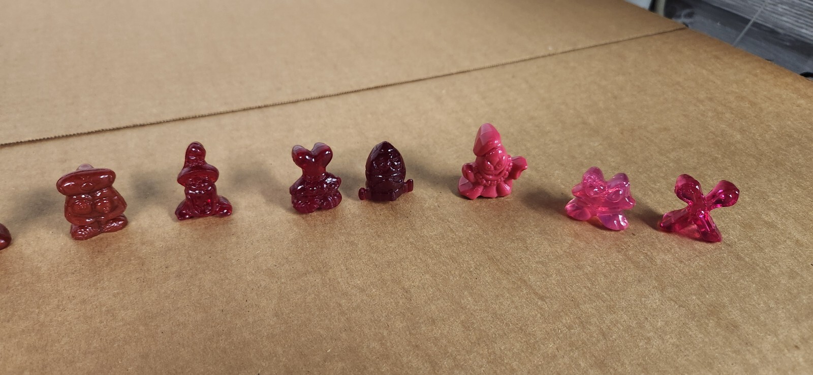 JBF Lot of 14 Red Pink & Magenta Crazy Bones
