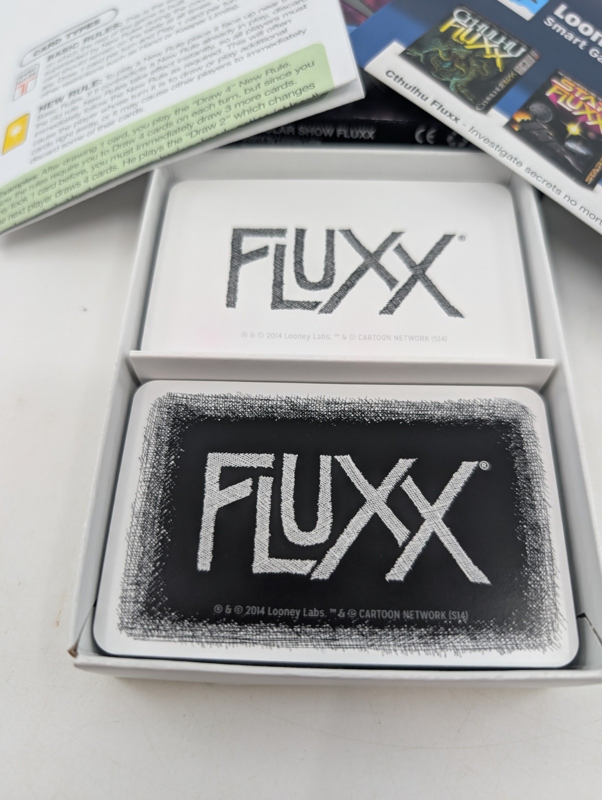 Regular Show Fluxx Card Game Cartoon Network Looney Labs Complete w/ Box