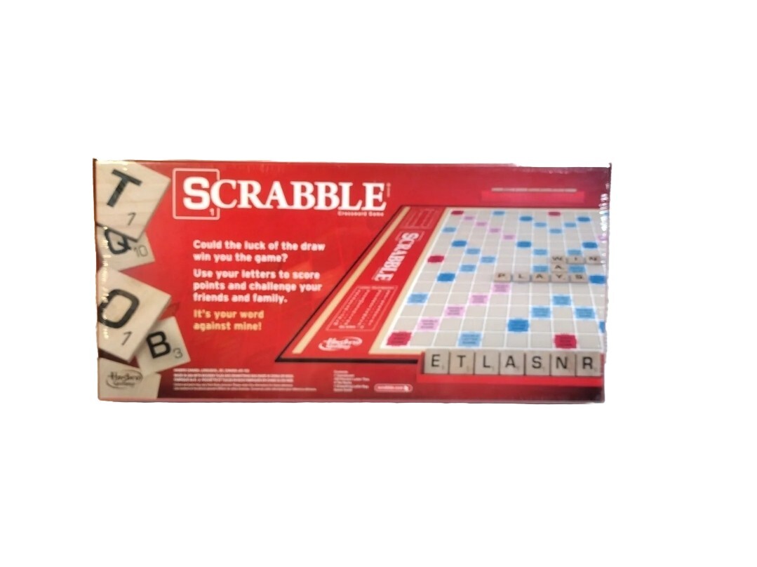 NEW Sealed SCRABBLE Classic Board Game Hasbro Spelling Game Free Shipping !