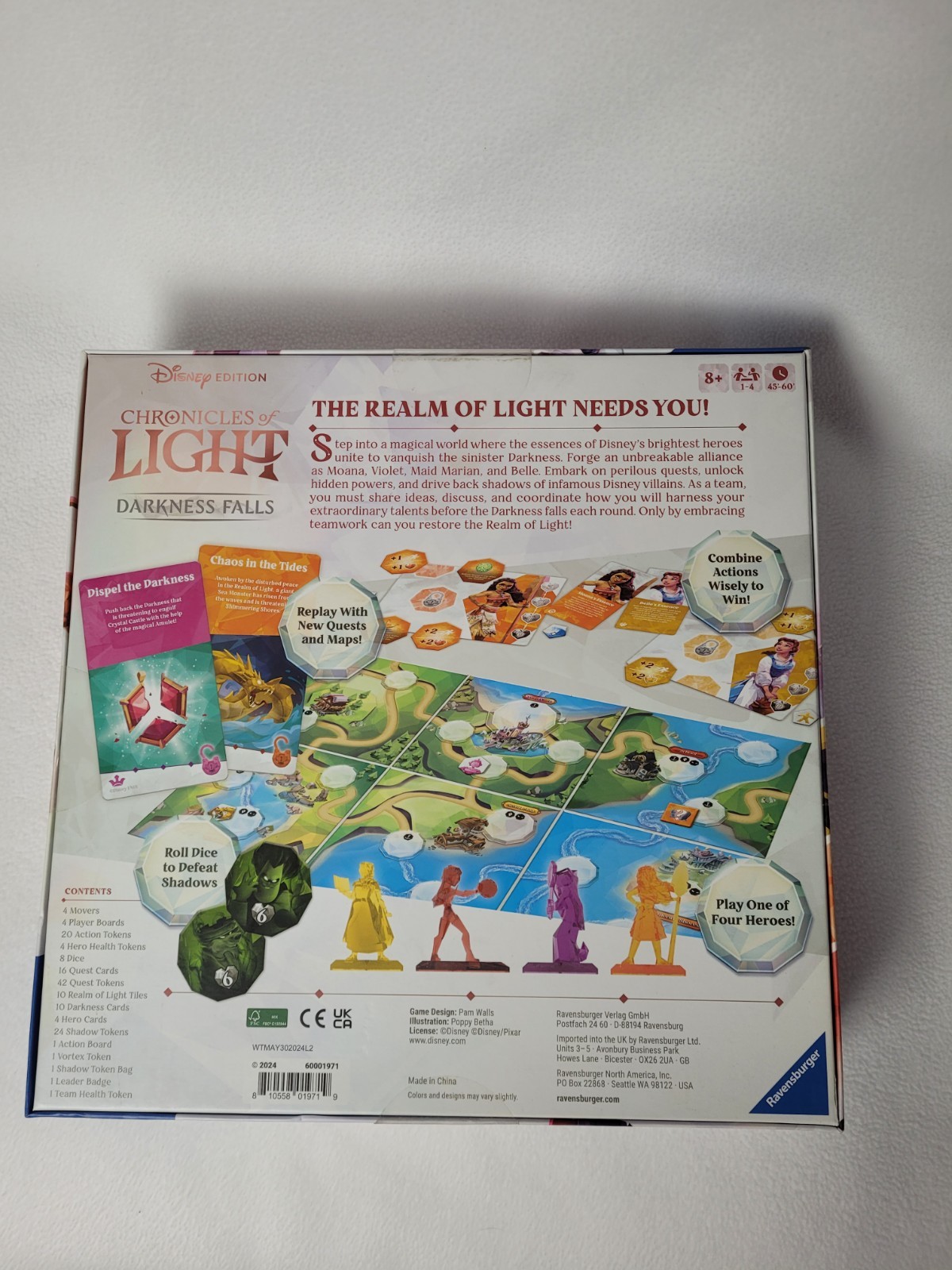 Ravensburger Disney Edition Chronicles of Light Board Game 8+ Years 1-4 Players