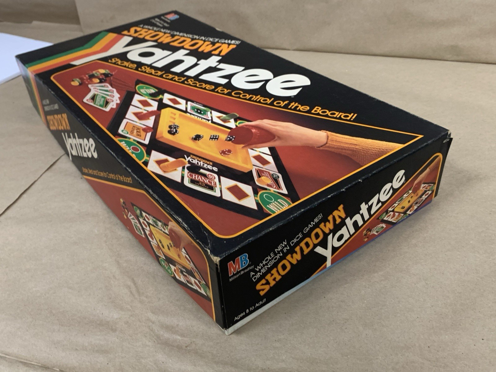 Vintage 1990’s Retro 1991 Yahtzee Showdown Dice Board Game Milton Bradley #4202