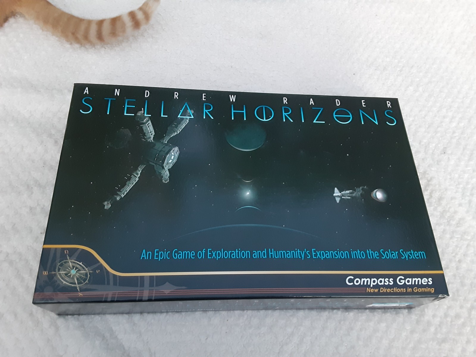 NEW Stellar Horizons Board Game Space Exploration Compass Game 1113 Andrew Rader