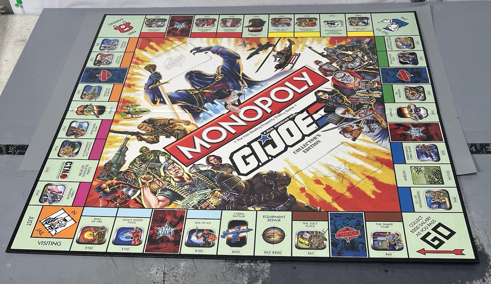 GI Joe Monopoly Collectors Edition Board Game 2009 CIB