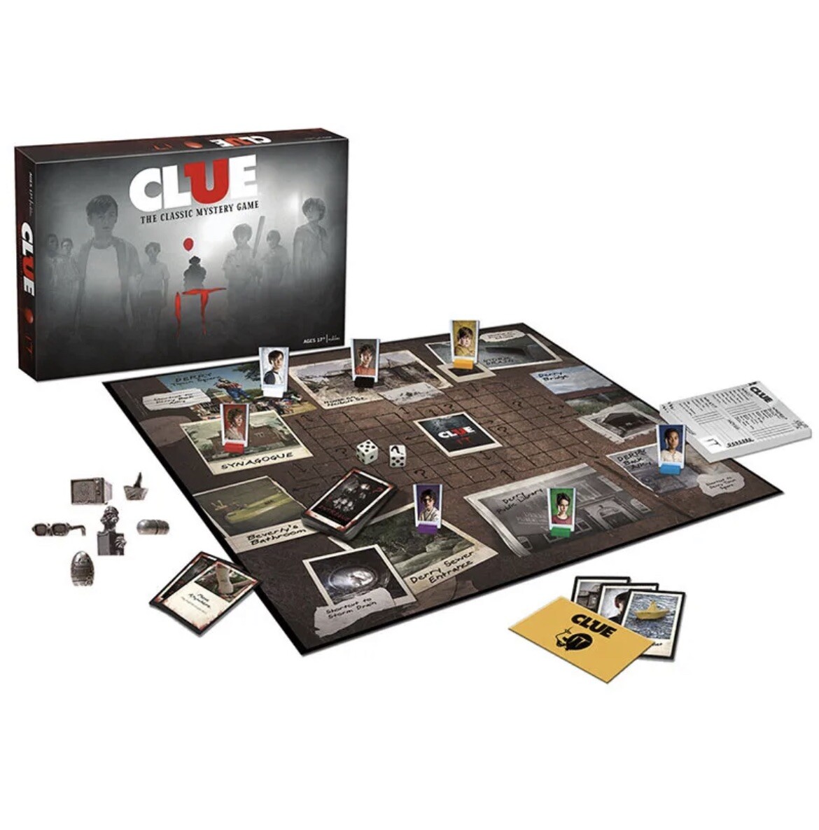 IT CLUE AGE 17+ 2-7 Players 60+ minutes Categories: Hasbro, Movie Games