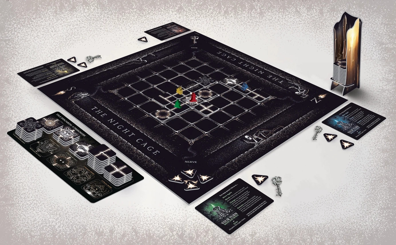 The Night Cage: Spooky Cooperative Strategy Game For 1 To 5 – Brand New