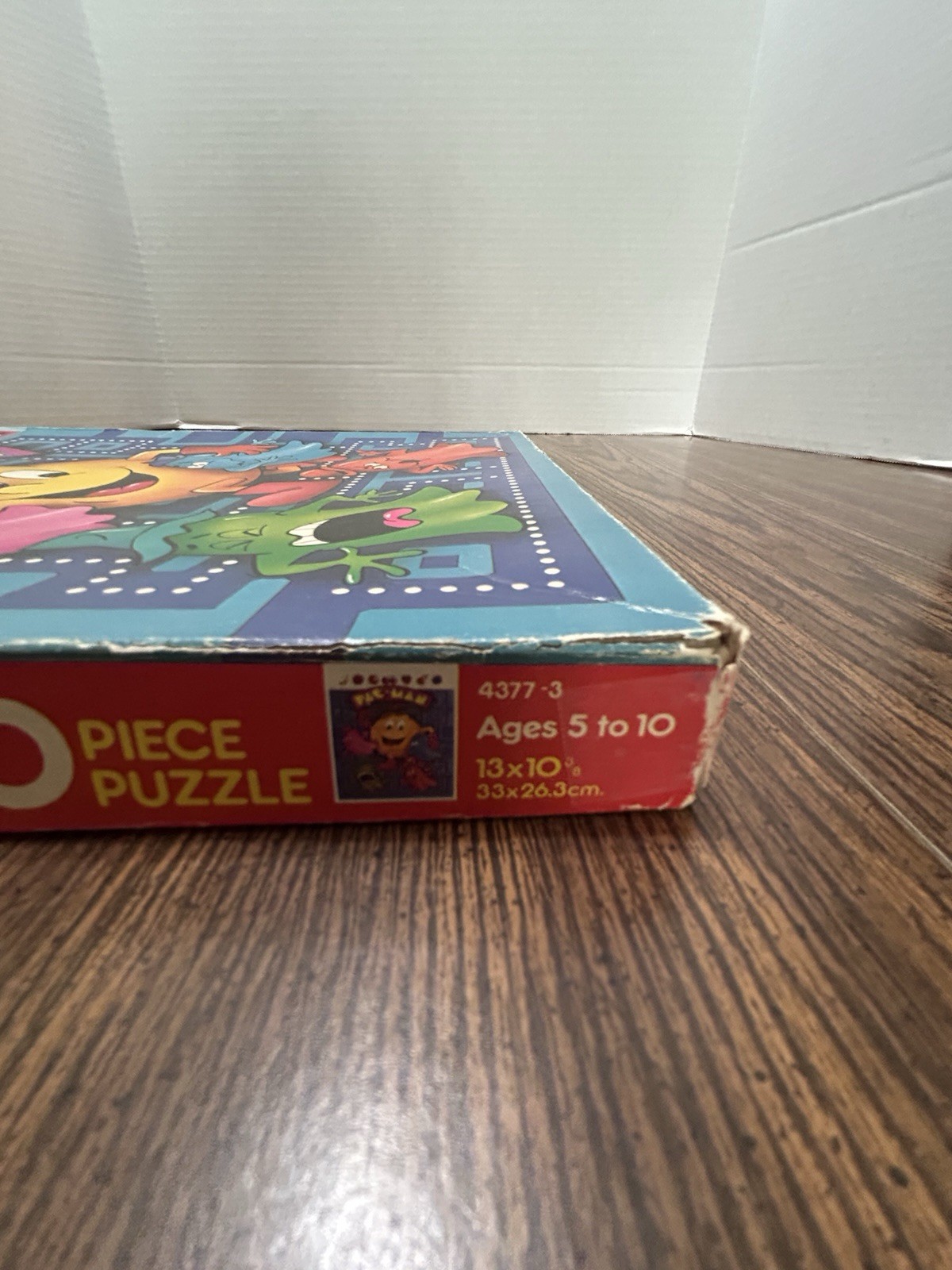 Pac-Man Genuine Wood Puzzles Milton Bradley 80 Pieces with Box