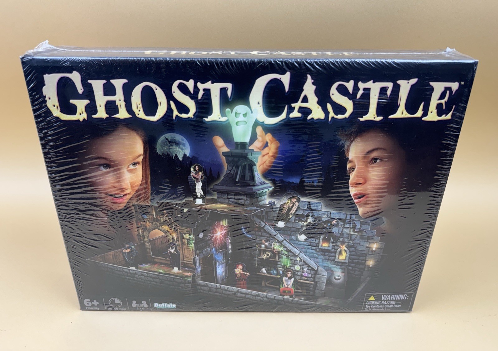 Ghost Castle Board Game Buffalo Games NEW Sealed Haunted House 3D Traps Gift Lot