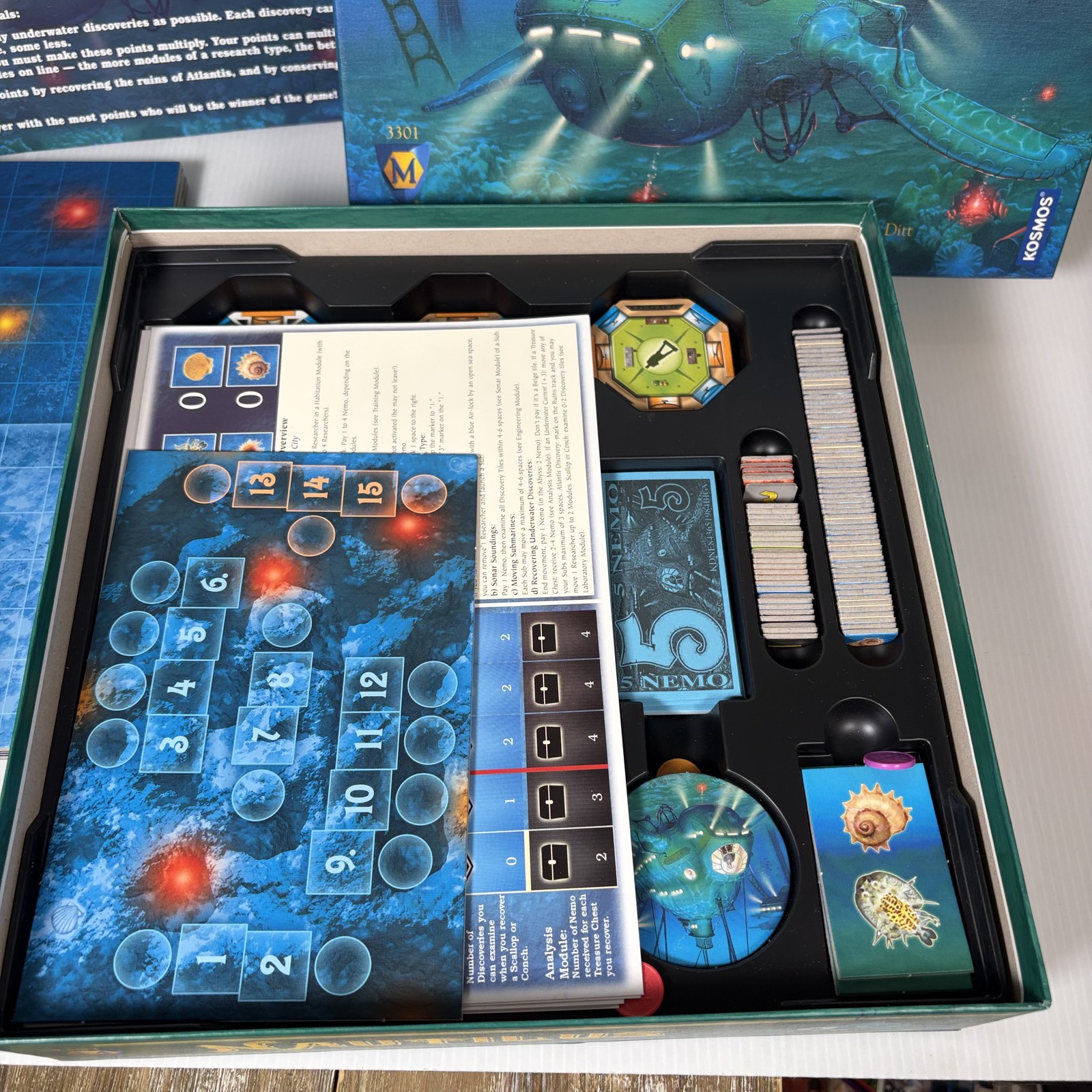 Nautilus Board Game by Mayfair Games & Kosmos – Fortunes on the Ocean Floor