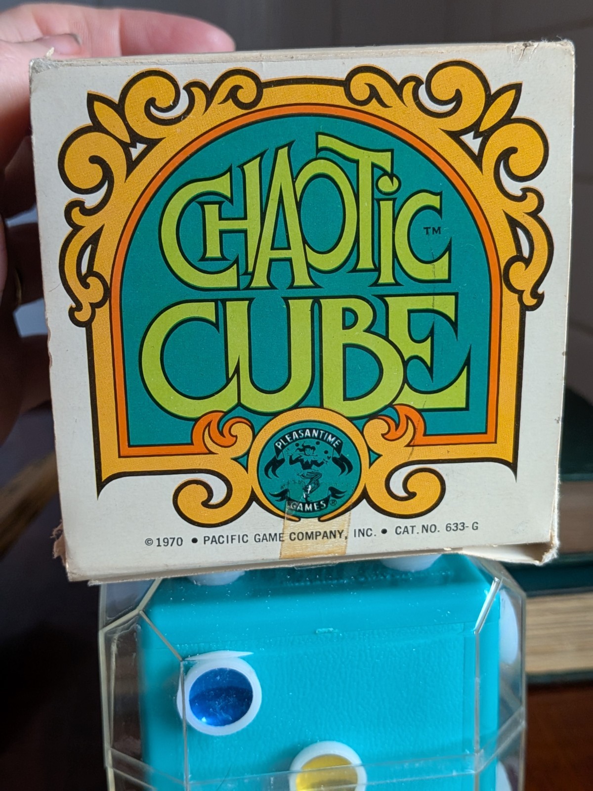 Vtg Chaotic Cube Art Game 1970 Pacific Game Company Nintendo Japan 1969 & Box