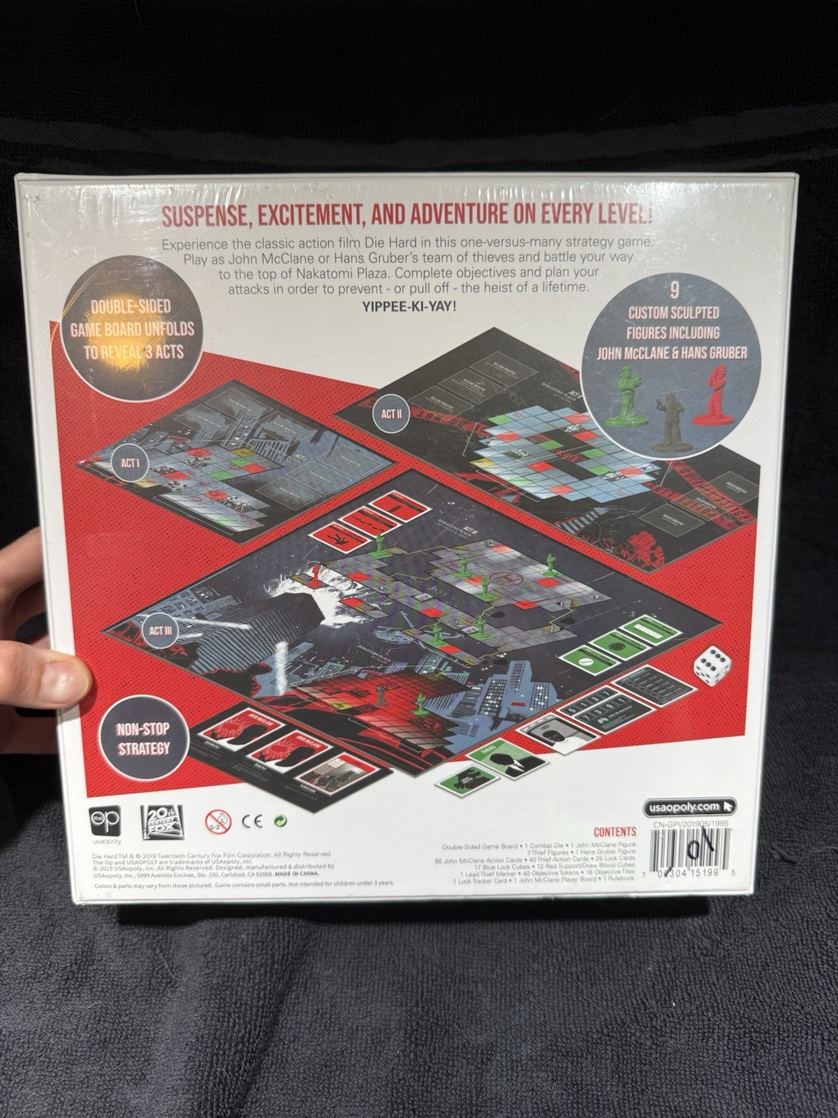 Die Hard The Nakatomi Heist Board Game Factory Sealed The OP Games