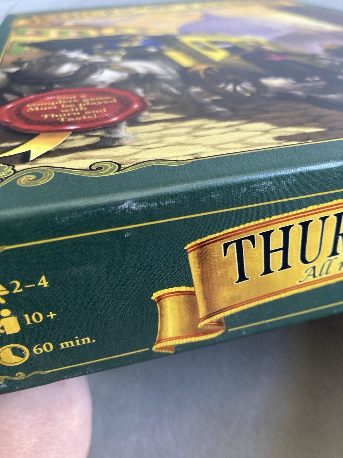 Thurn and Taxis – All Roads Lead to Rome Board Game Expansion – EUC – Complete