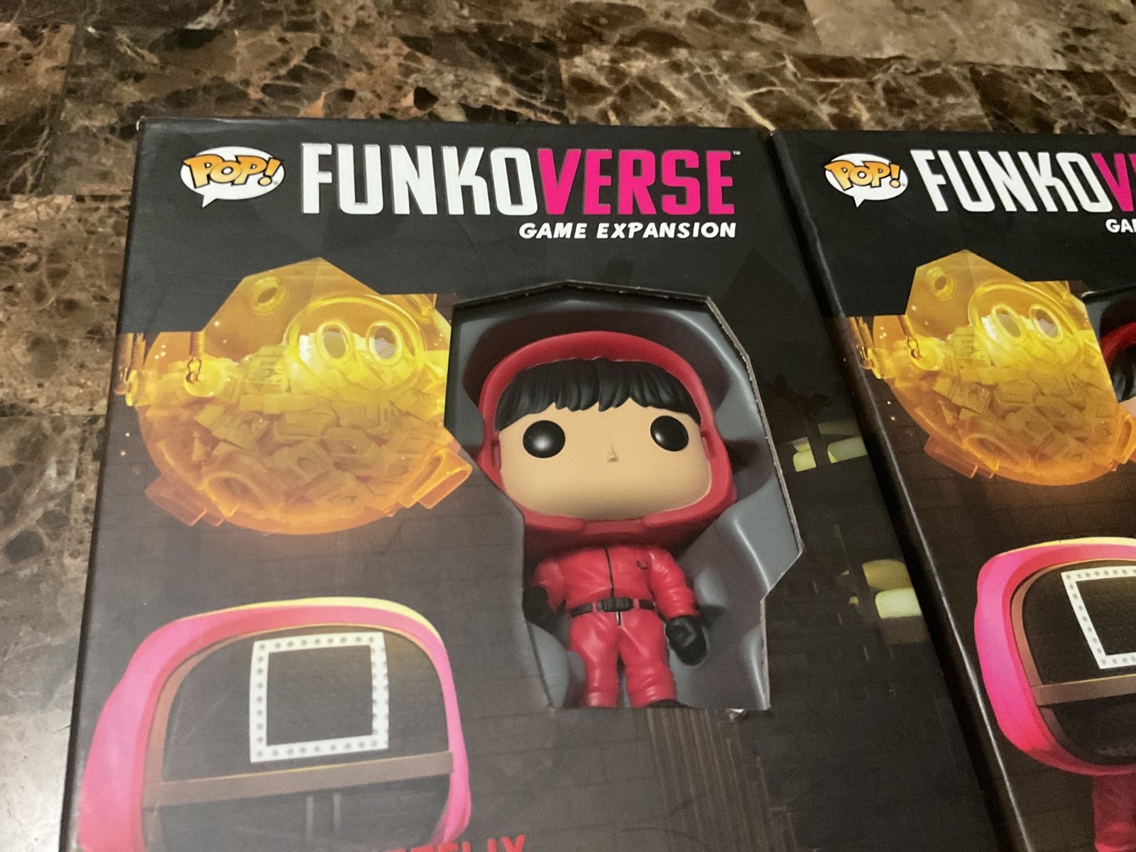NEW Squid Game Pop! Funkoverse Strategy Game Expansion Pack + Chase Pack NIB